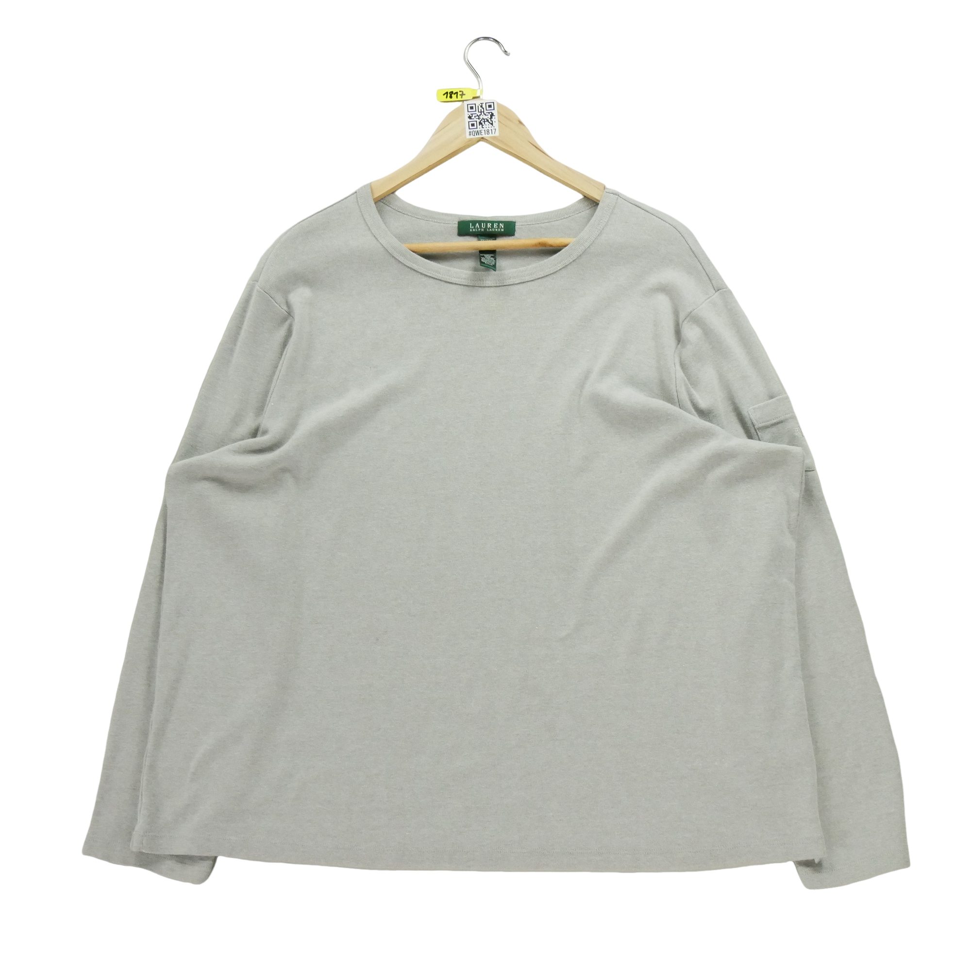 T-shirt manches longues Femme  Gris 1