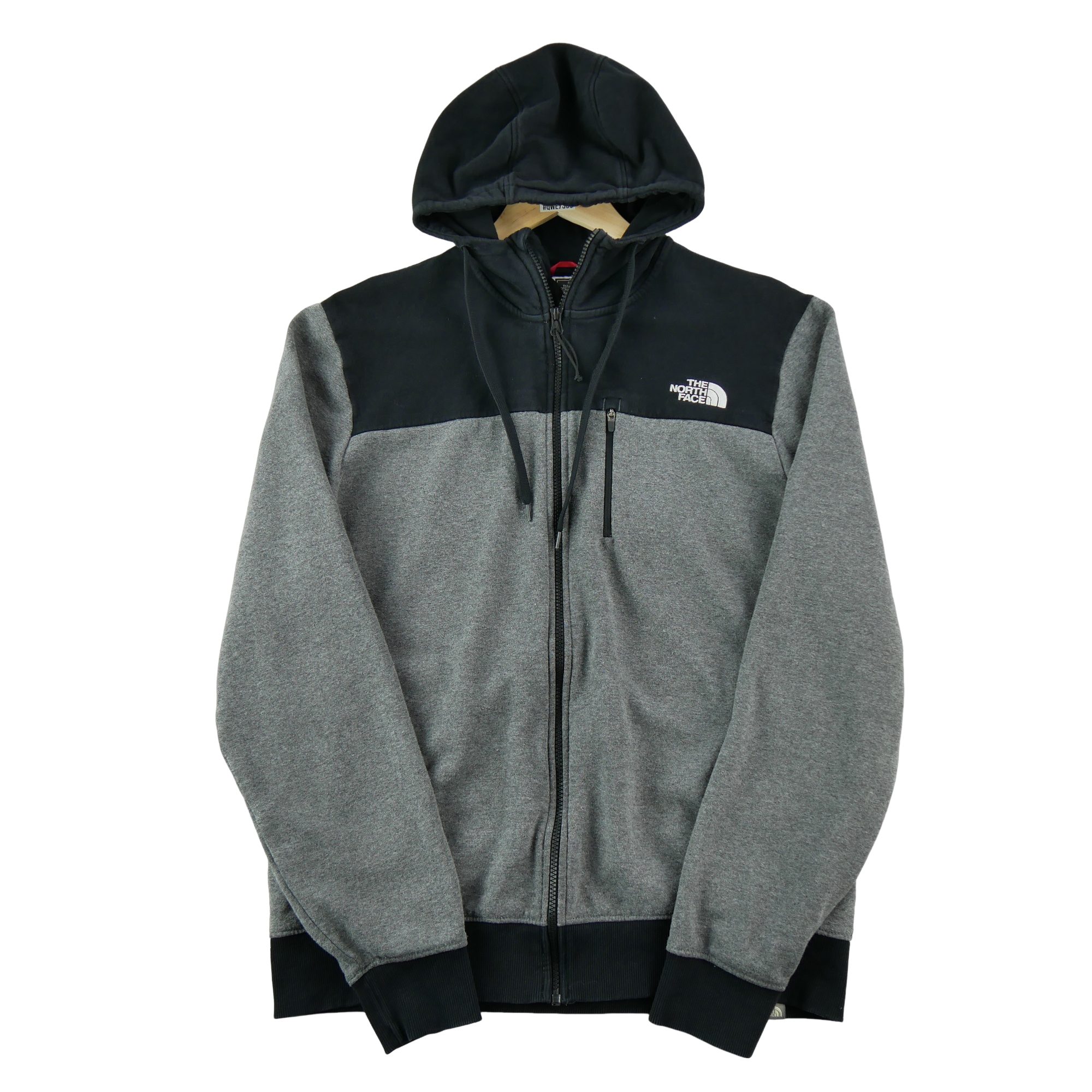 Sweat à capuche Homme  full zip Gris 1