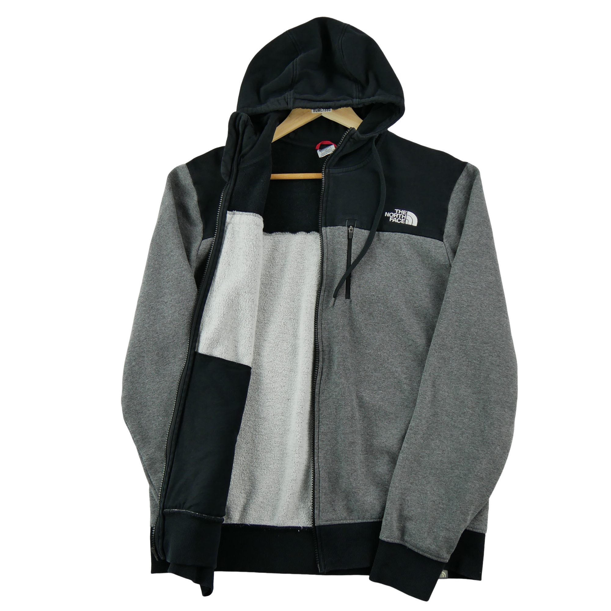 Sweat à capuche Homme  full zip Gris 3