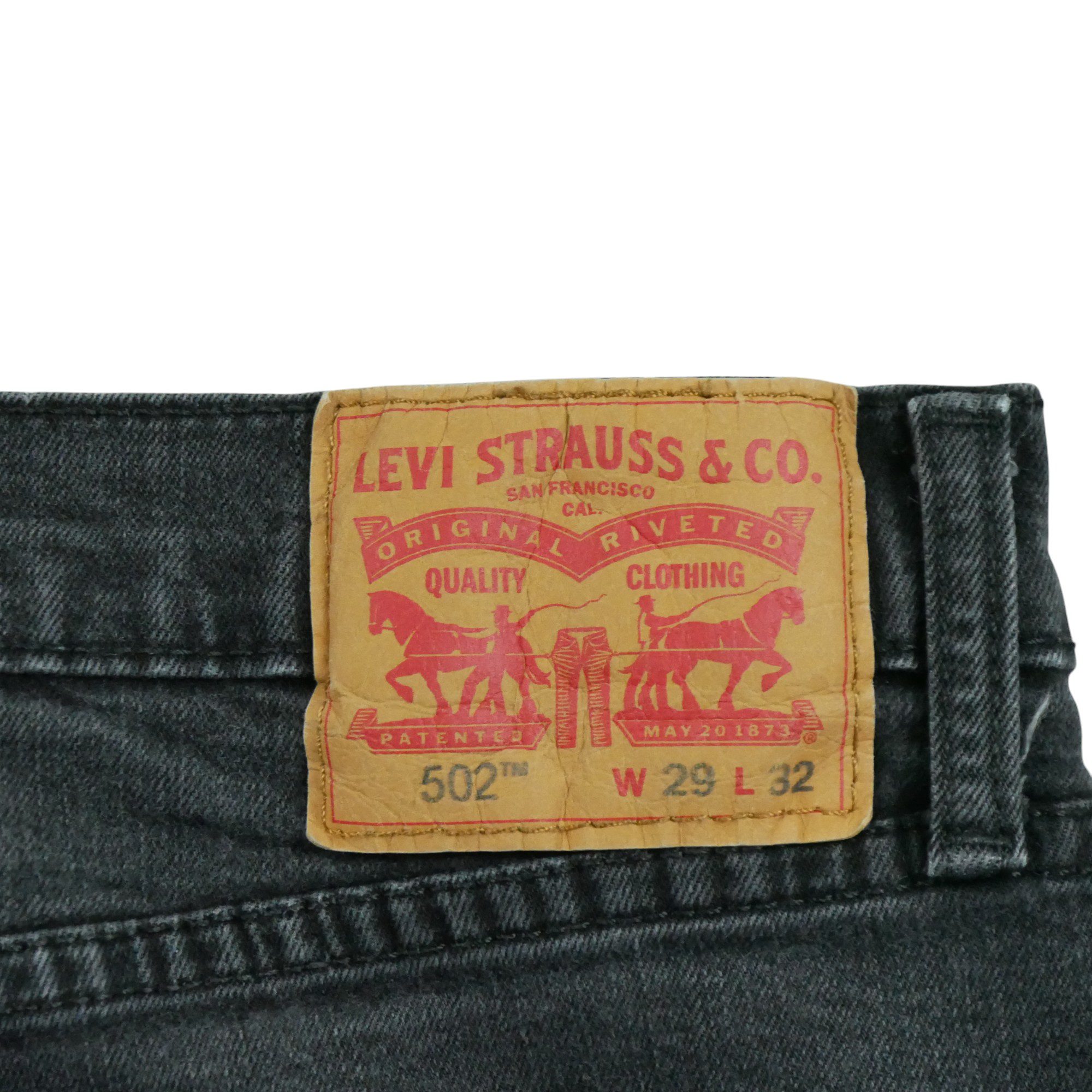Jean Homme Levis 502 Gris 6