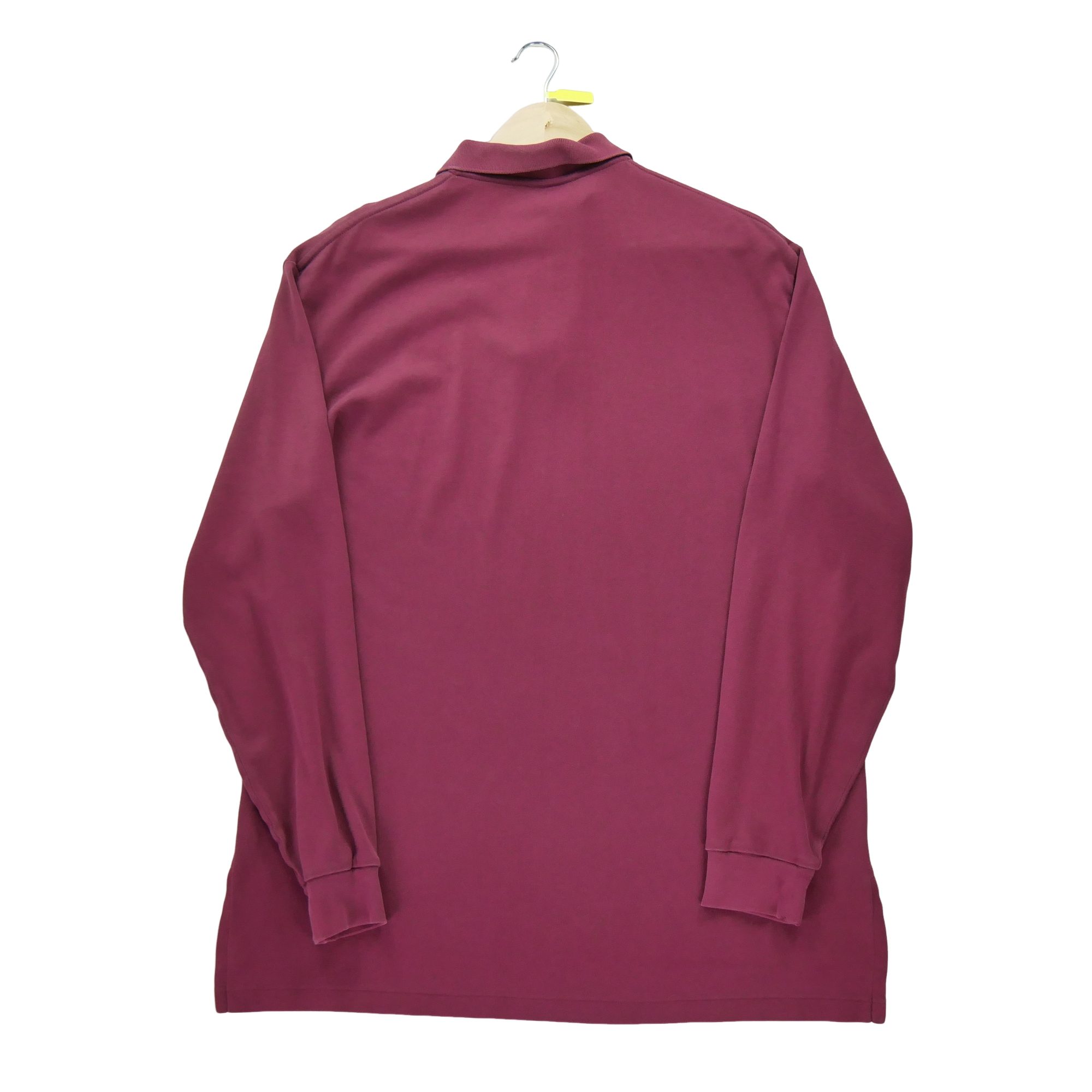 Polo manches longues Homme  Bordeaux 2