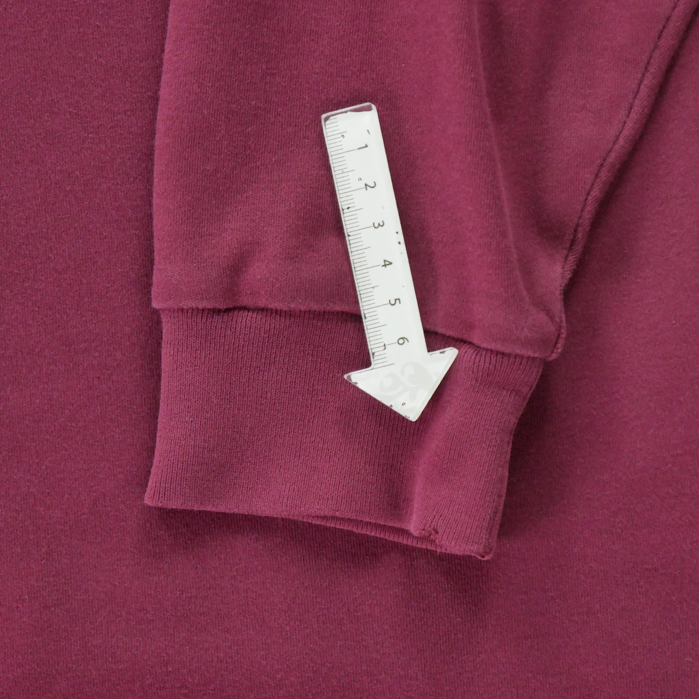 Polo manches longues Homme  Bordeaux 5