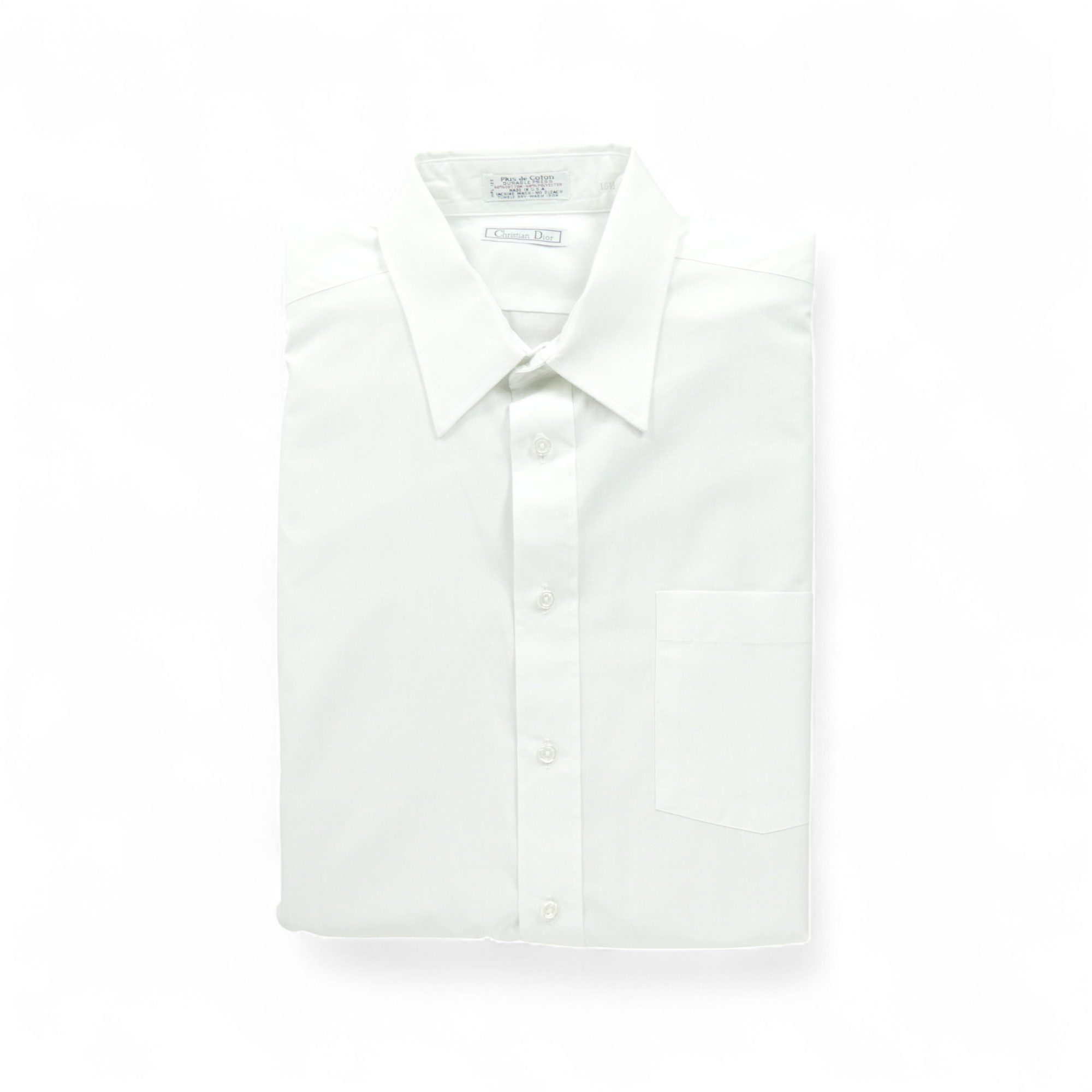 Chemise classique Homme uni Blanc - Bon état