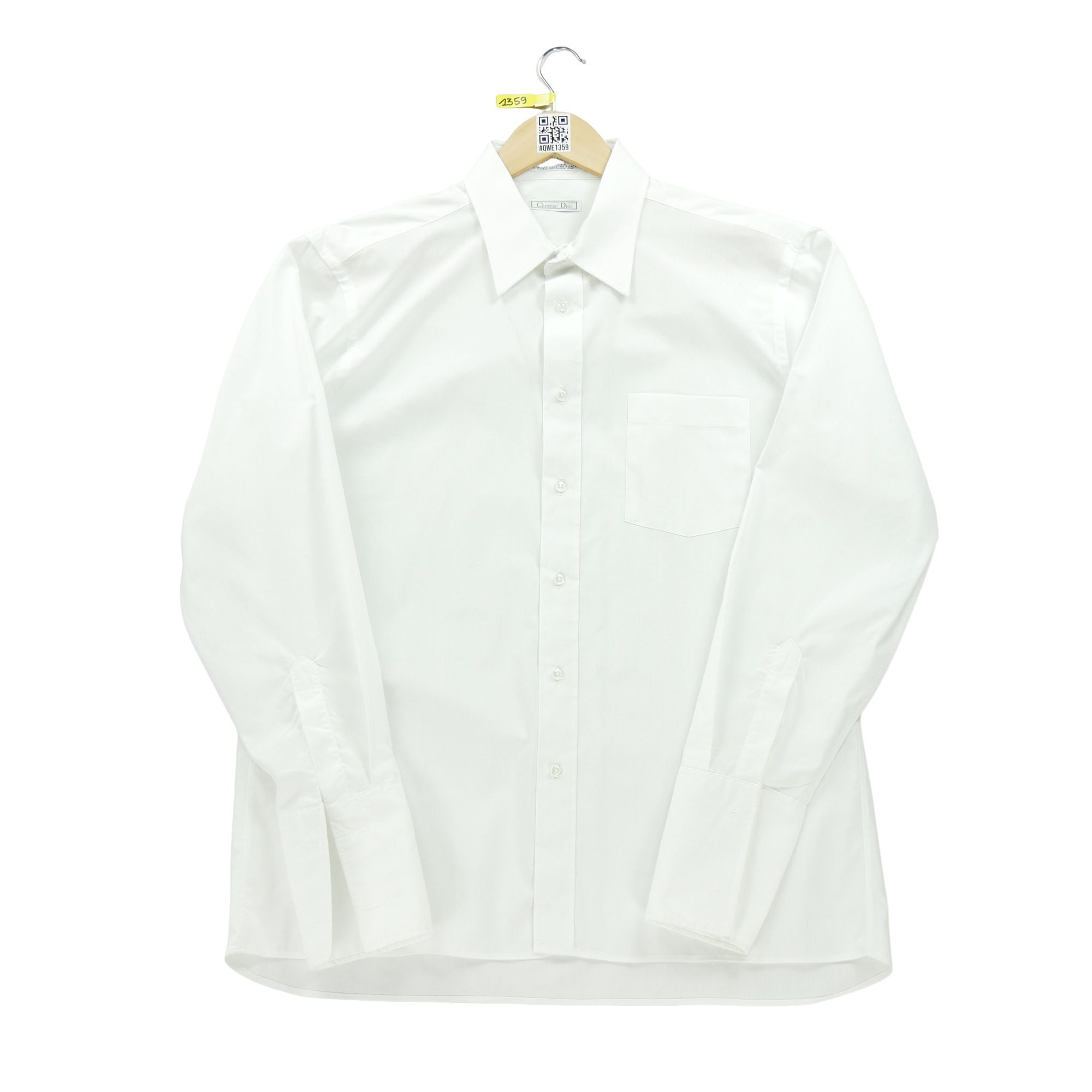 Chemise classique Homme uni Blanc 2