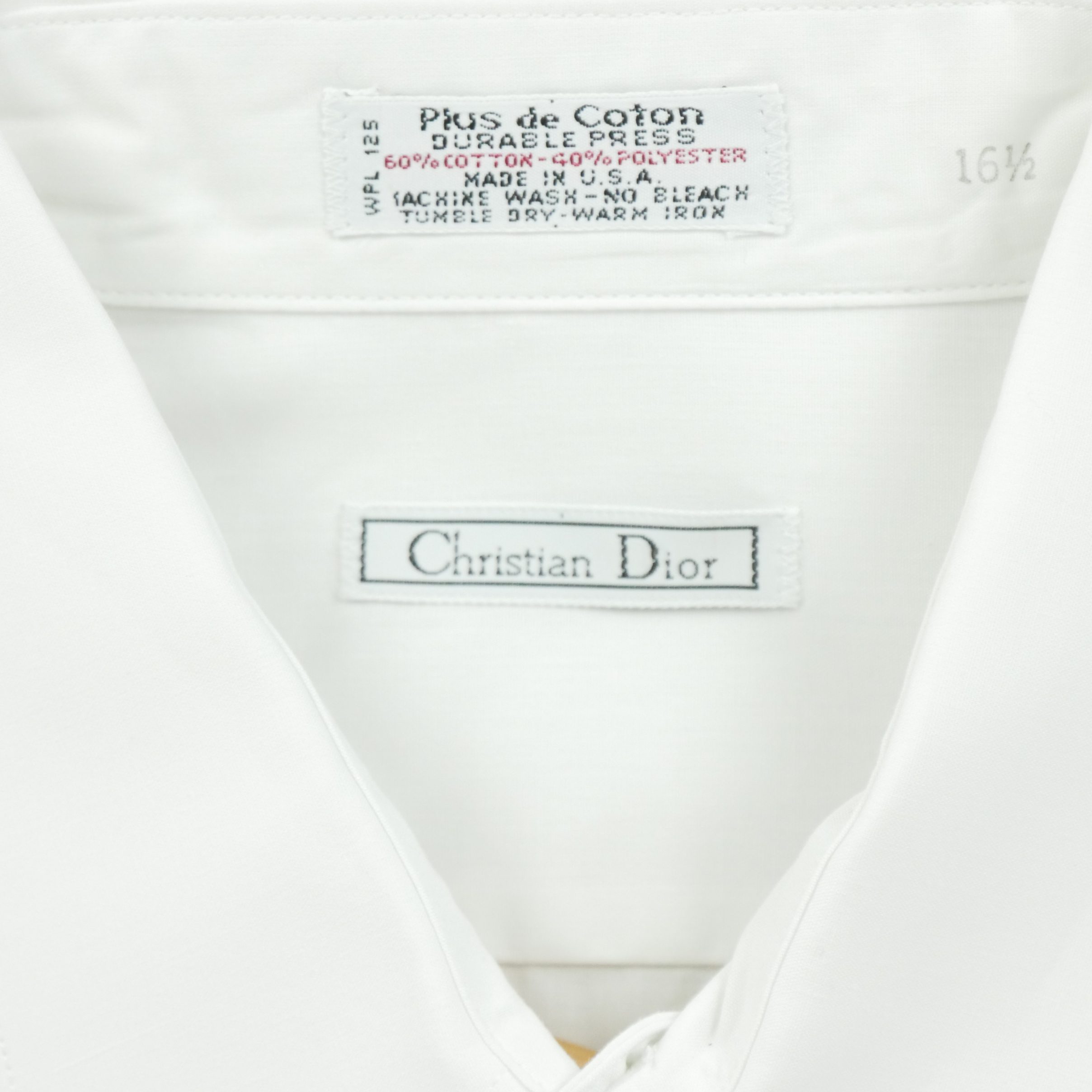 Chemise classique Homme uni Blanc 7