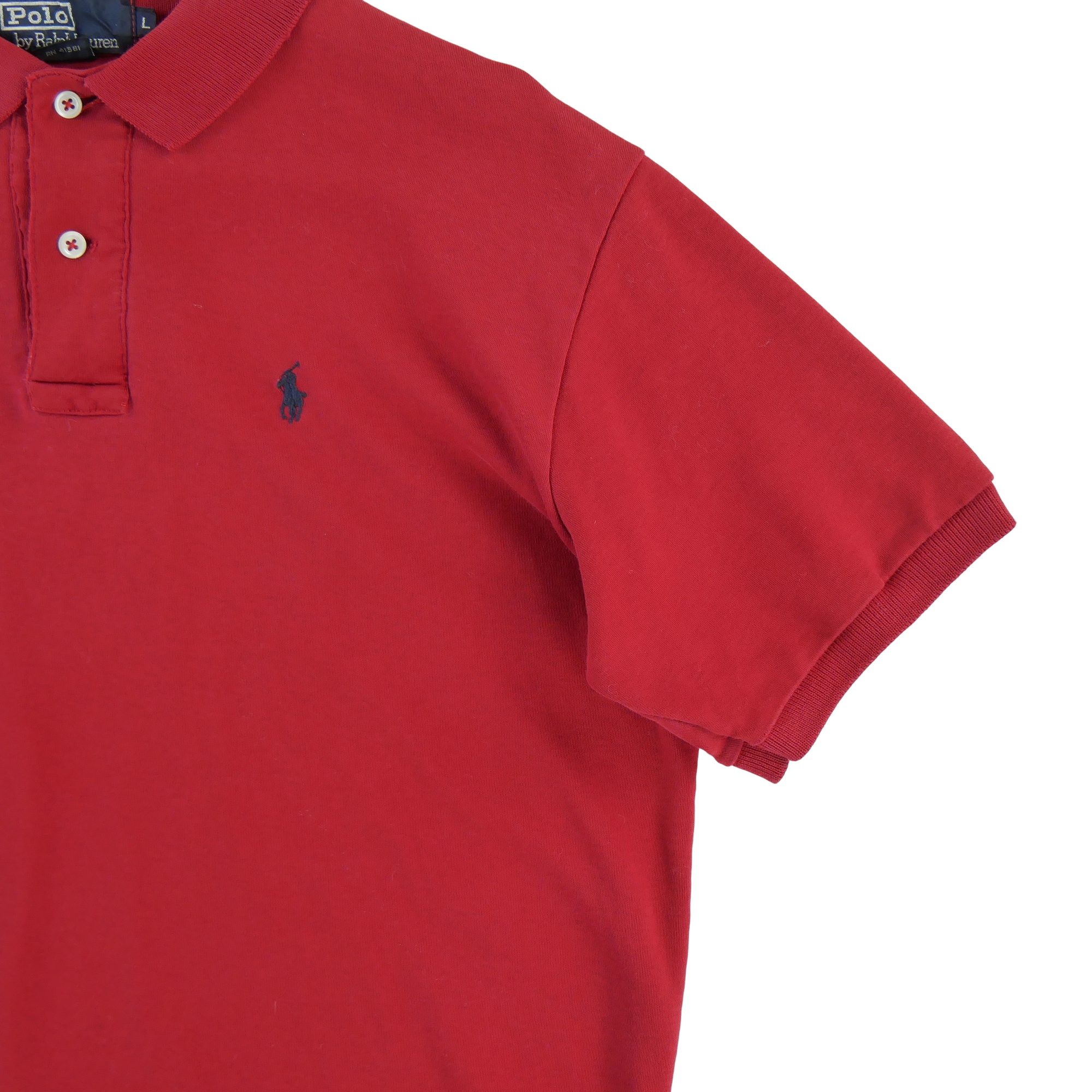 Polo manches courtes Homme  Rouge 4