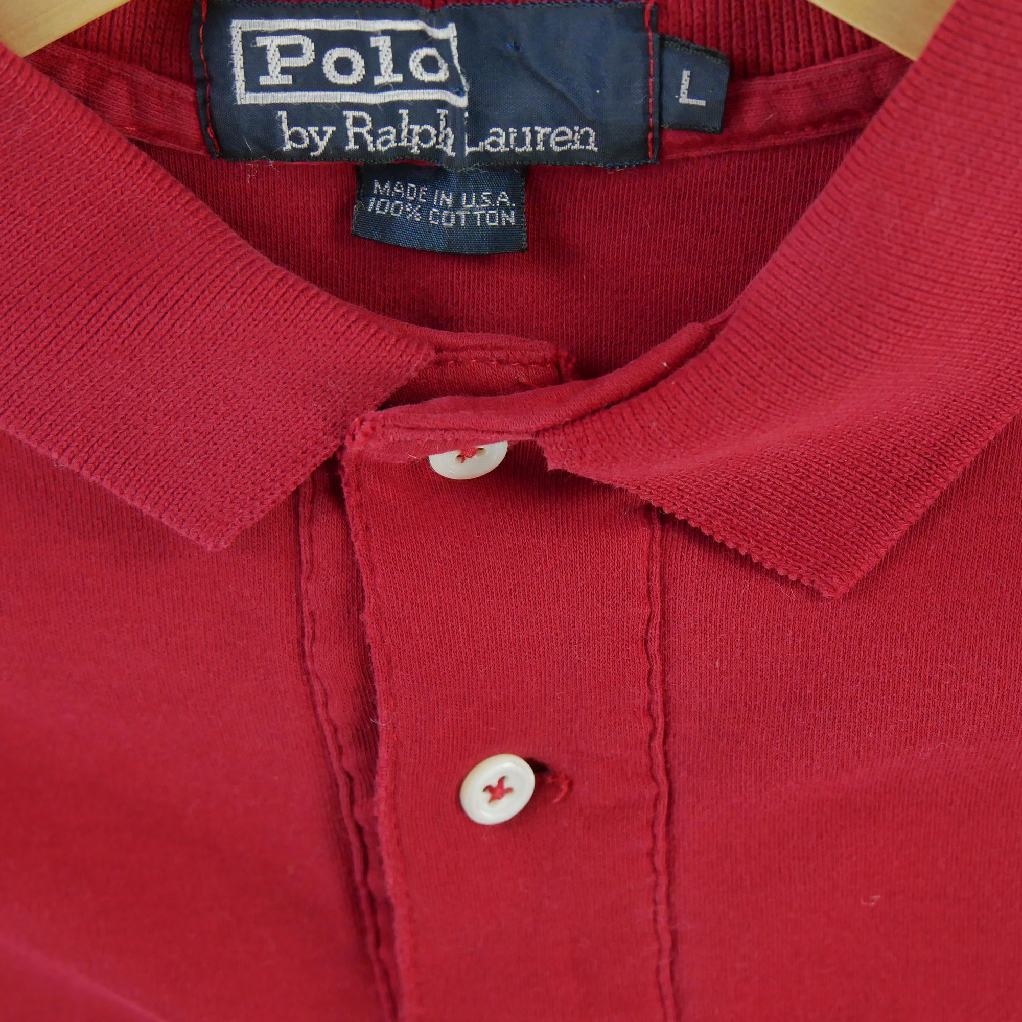 Polo manches courtes Homme  Rouge 7
