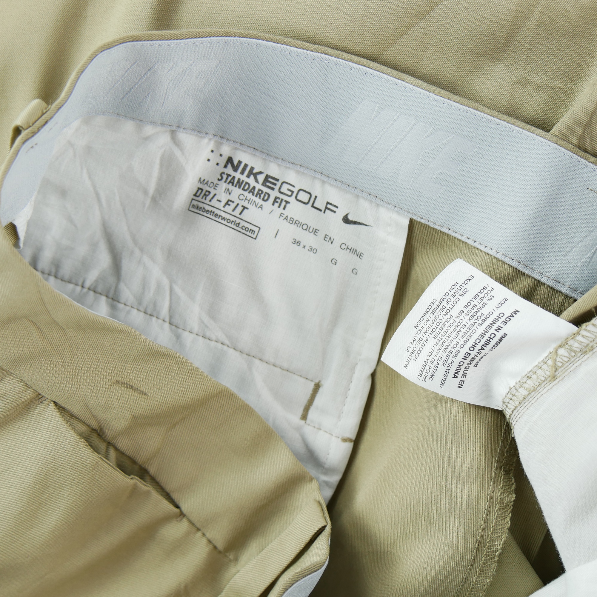 Pantalon Homme Nike Golf Beige 6