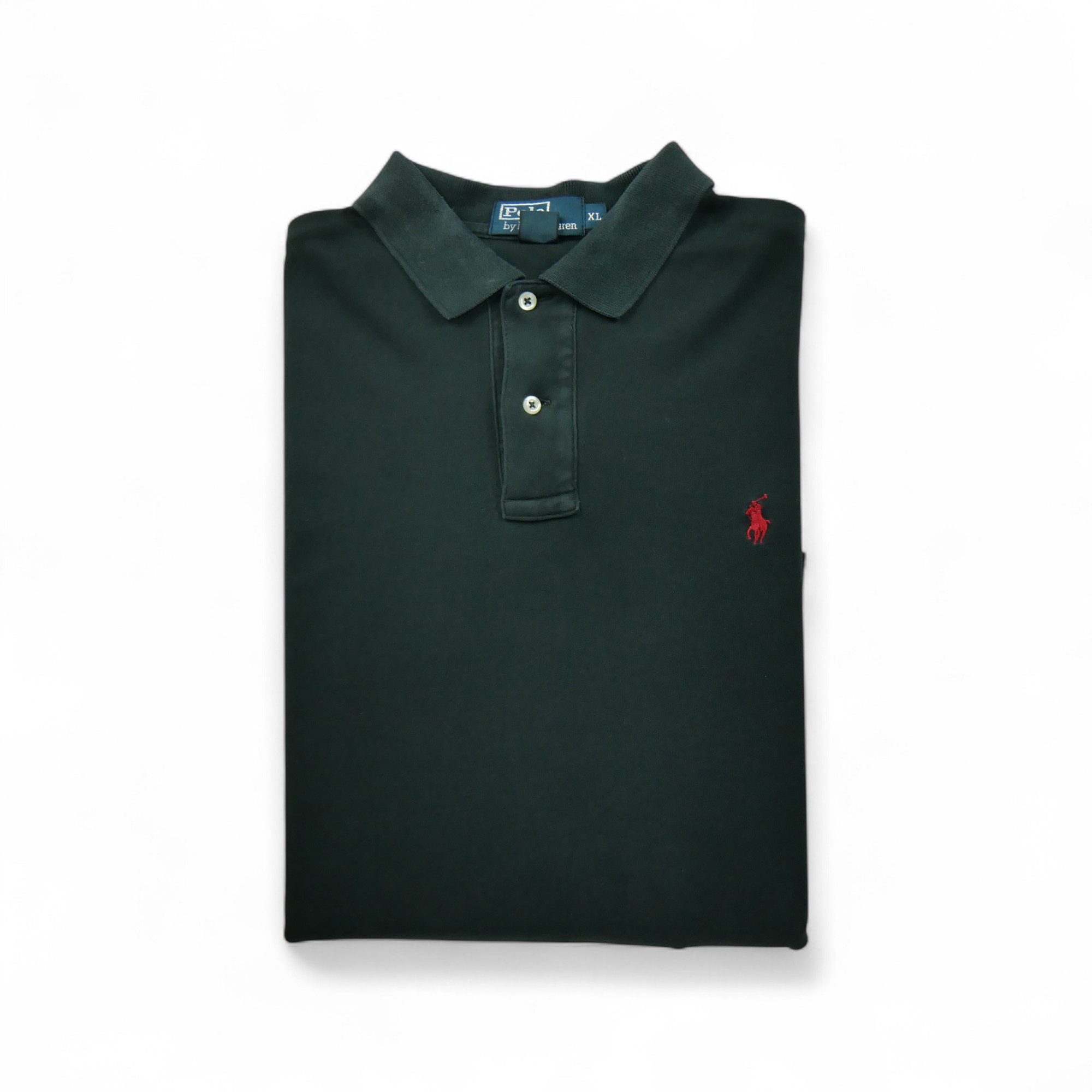 Polo manches longues Homme  Noir 1