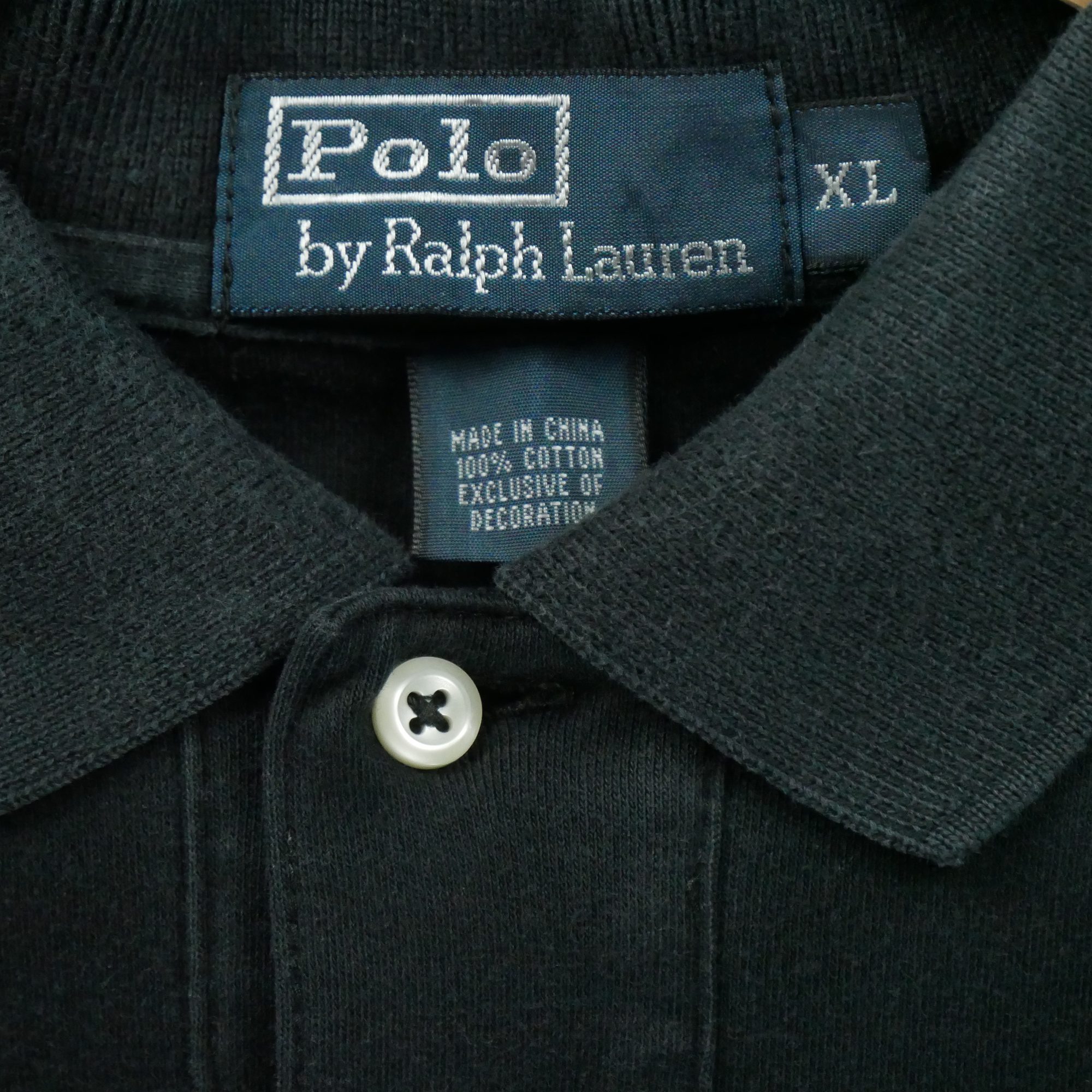 Polo manches longues Homme  Noir 7
