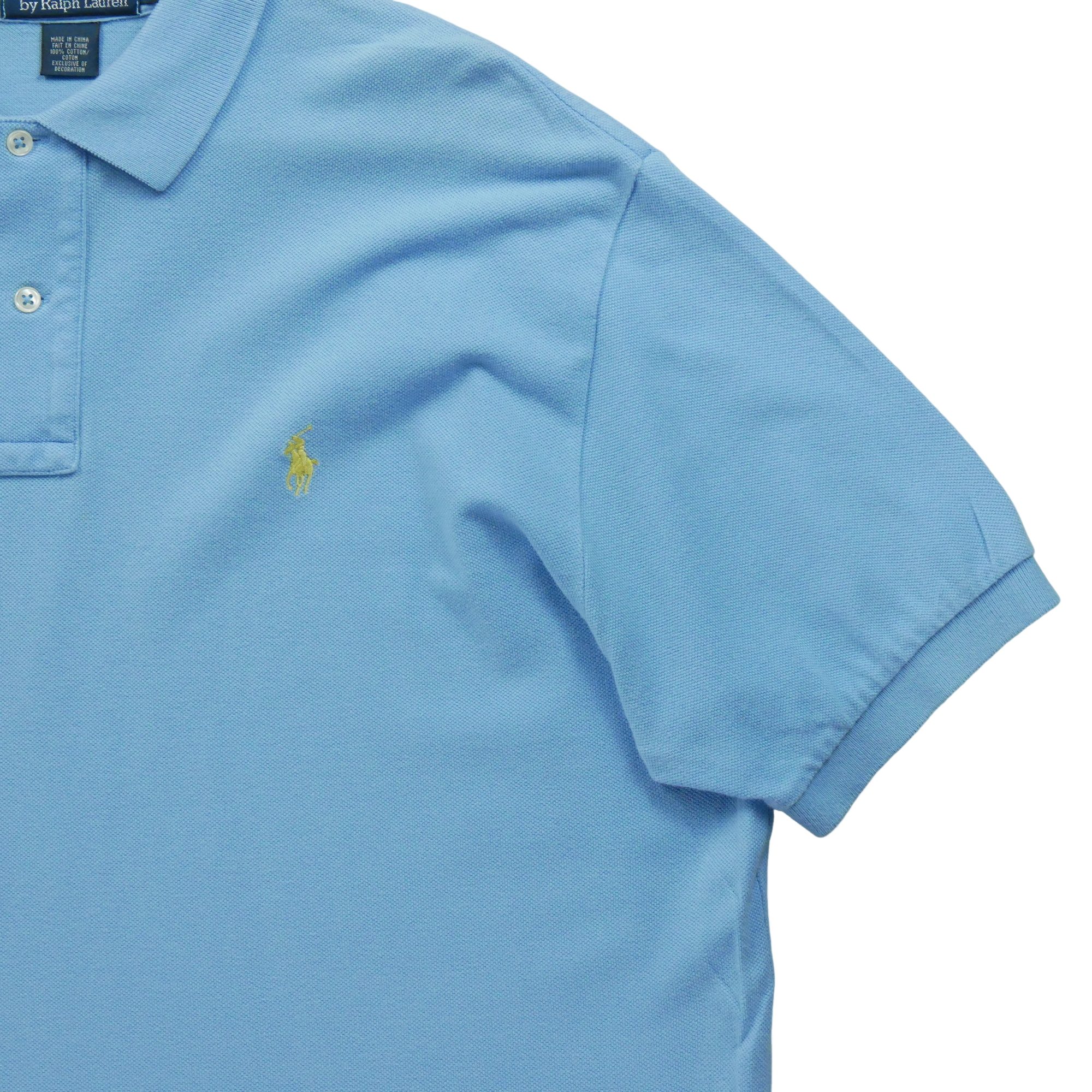 Polo manches courtes Homme  Bleu clair 4