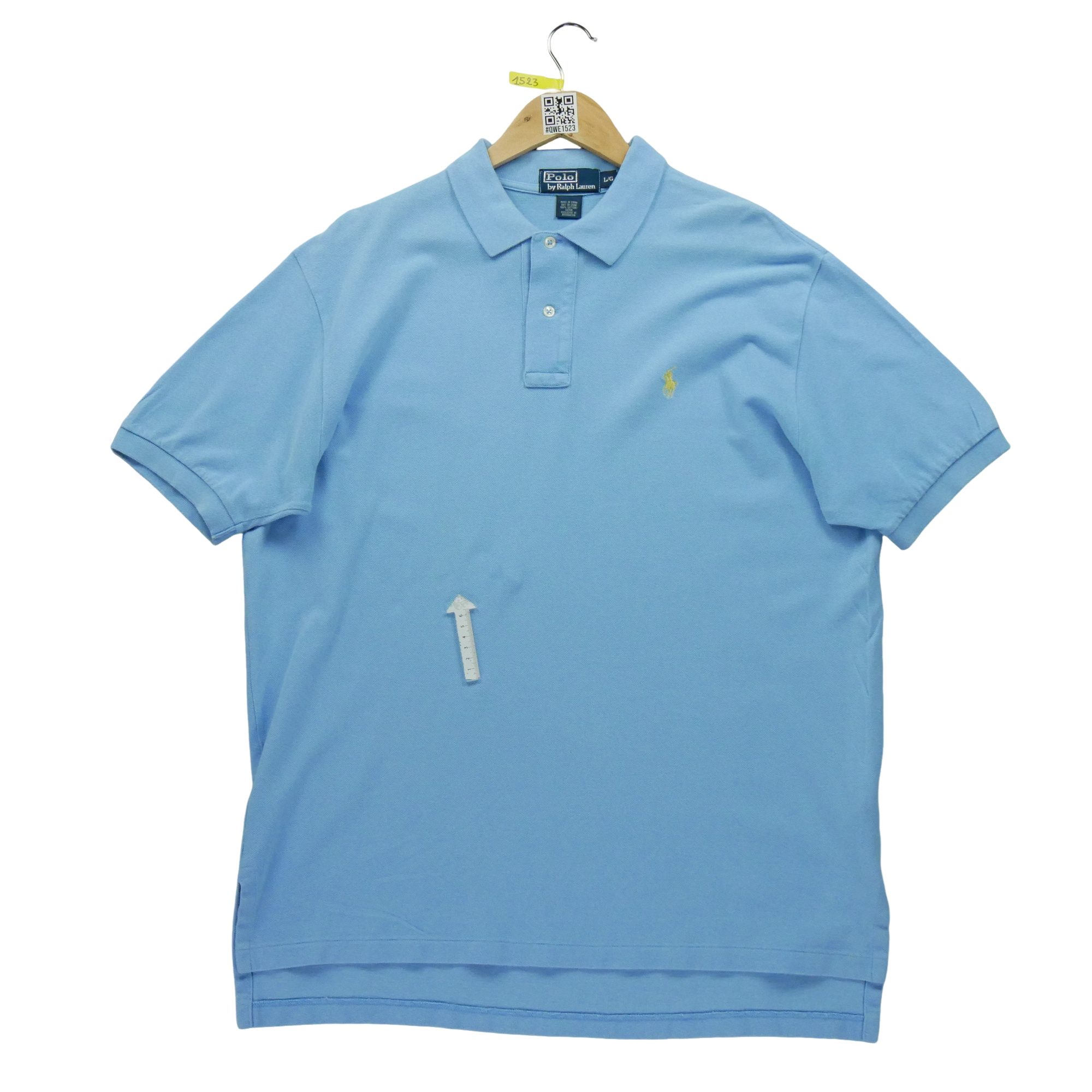 Polo manches courtes Homme  Bleu clair 5