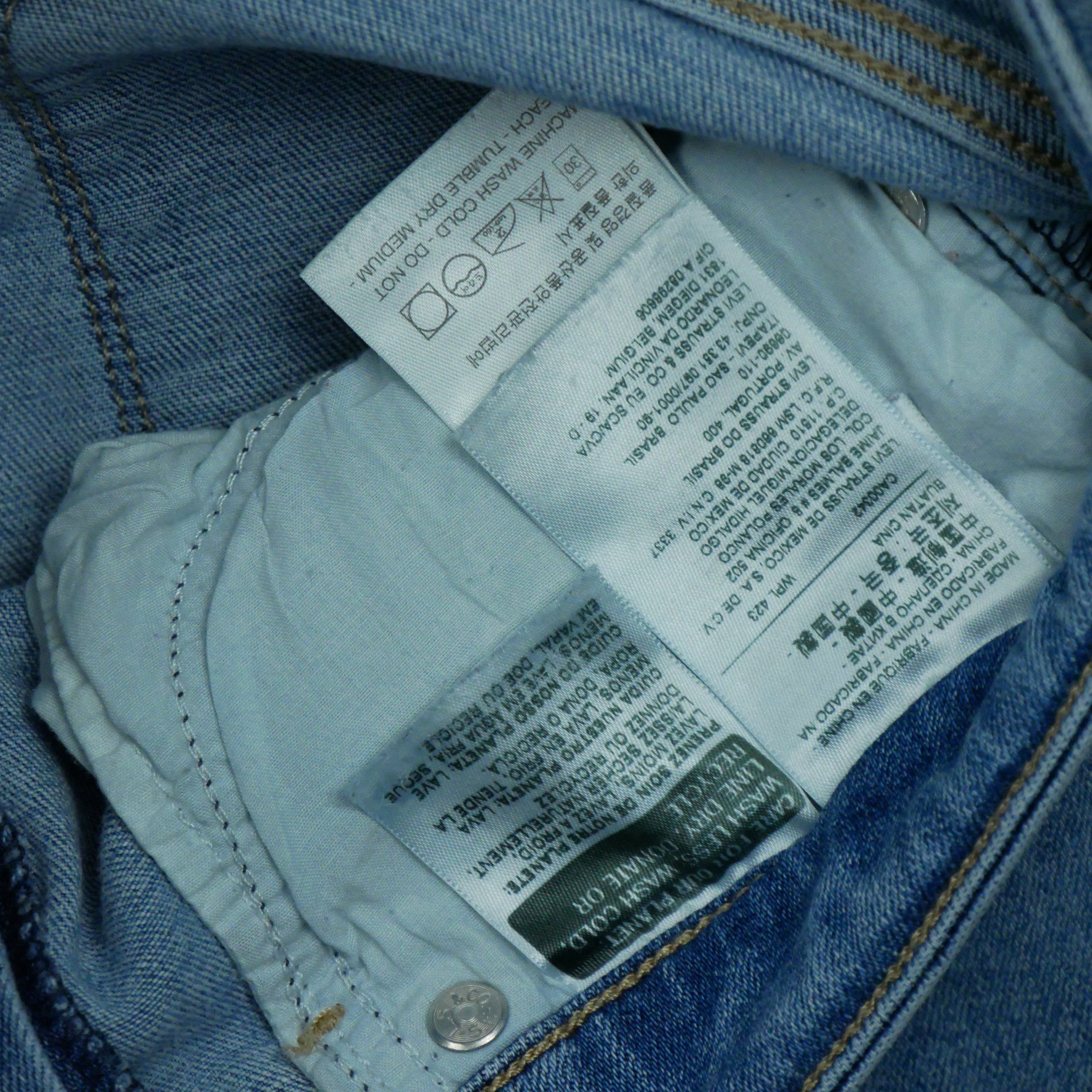 Jean Femme Levis 711 Bleu clair 11
