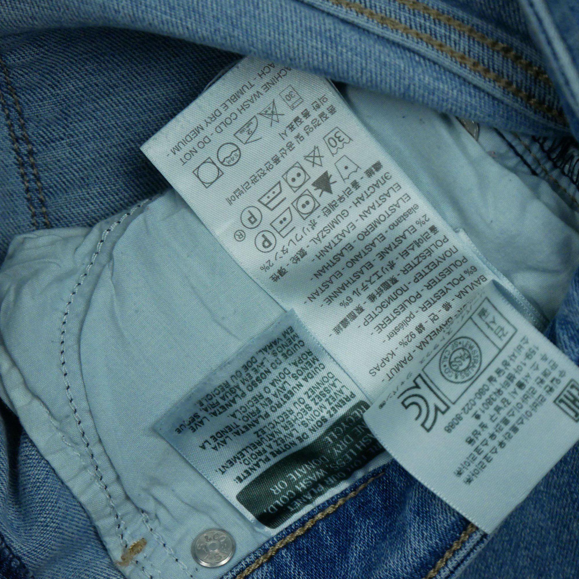 Jean Femme Levis 711 Bleu clair 12