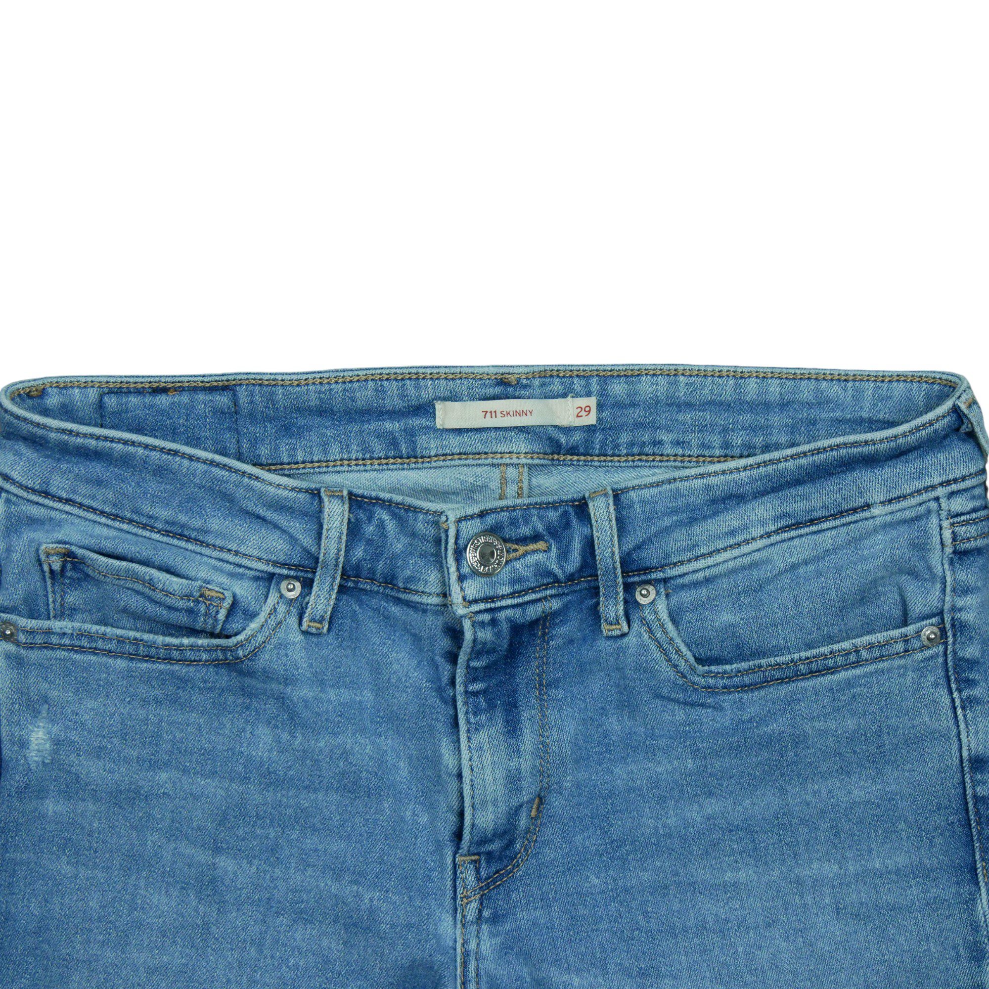 Jean Femme Levis 711 Bleu clair 4