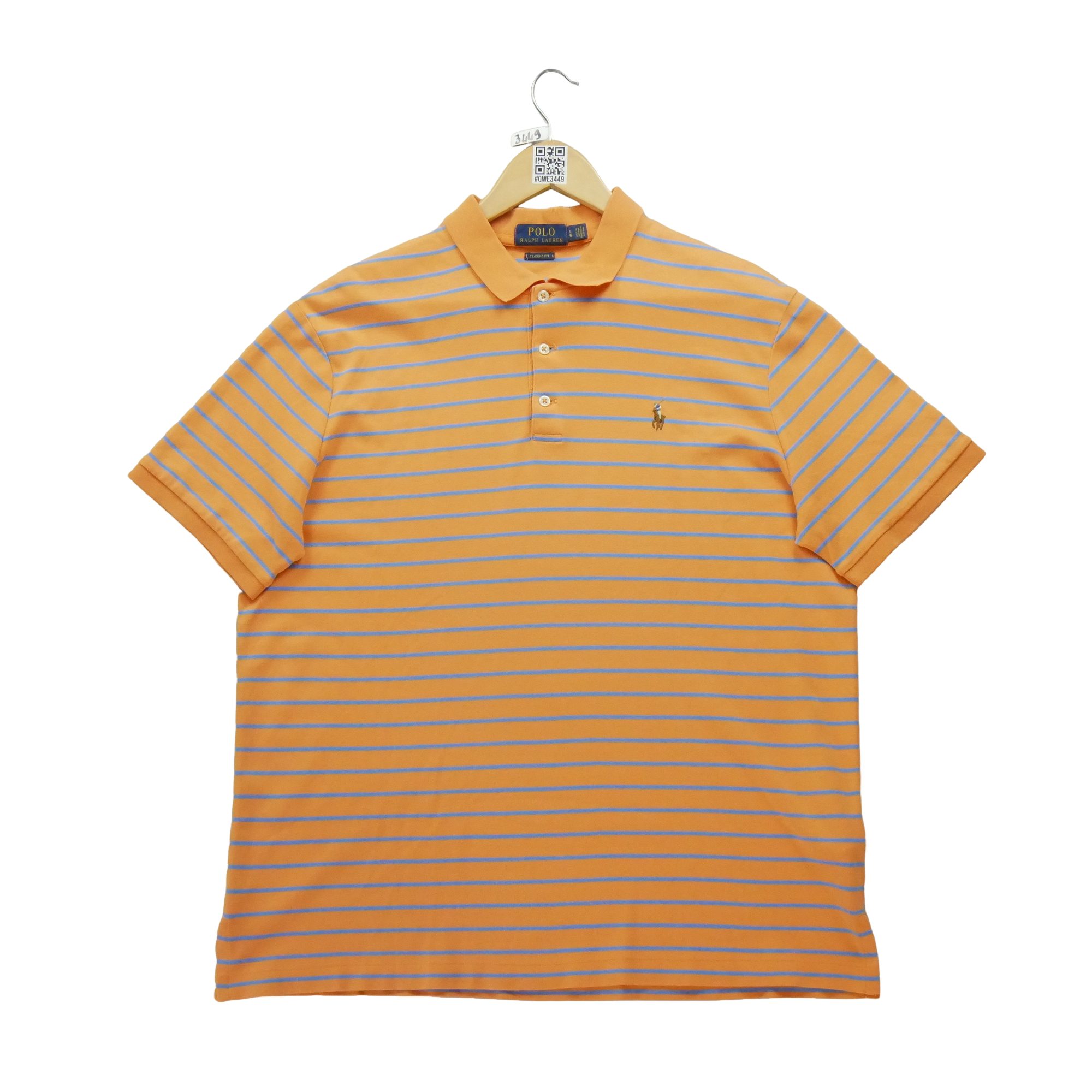 Polo manches courtes Homme  Orange 2