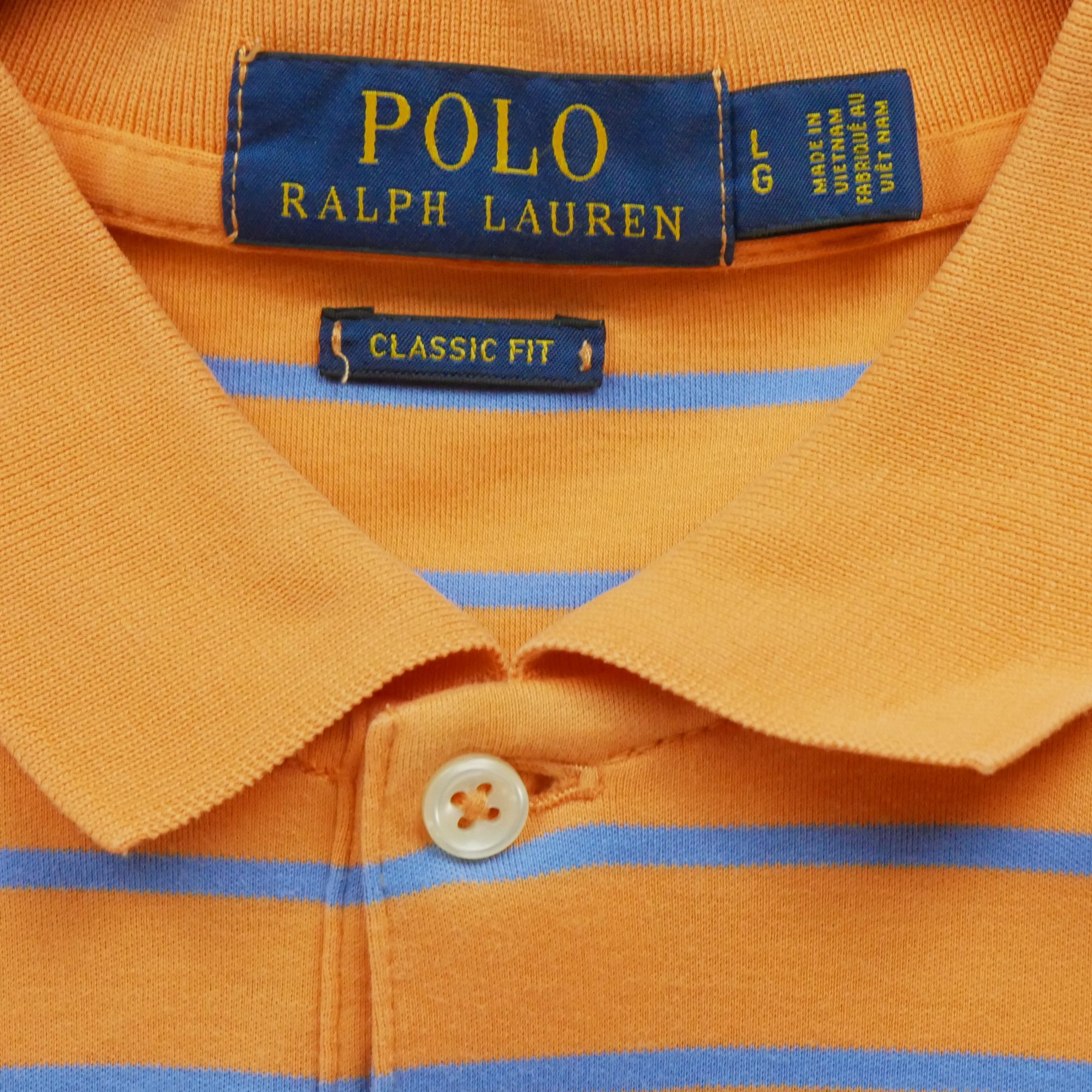 Polo manches courtes Homme  Orange 5