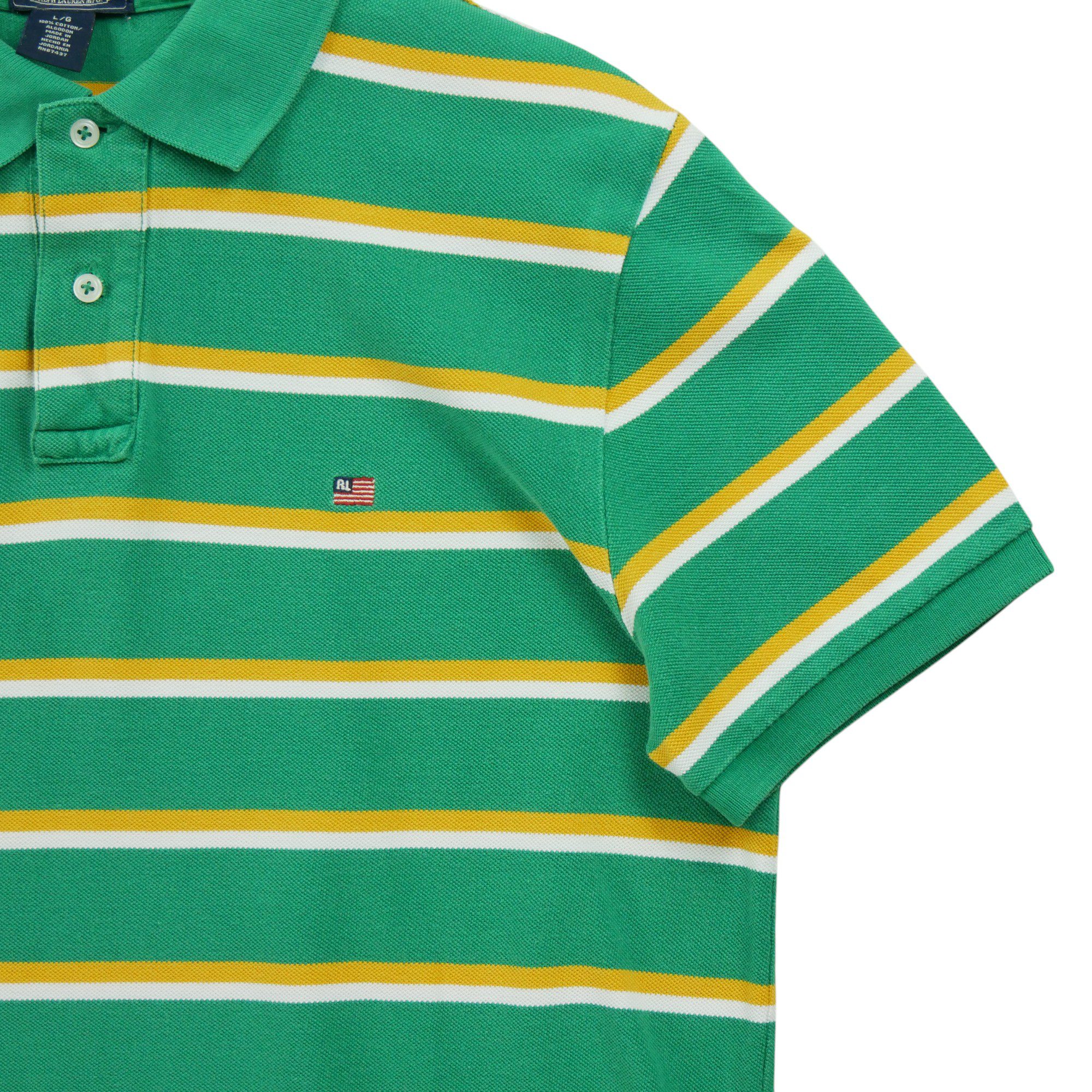 Polo manches courtes Homme  Flag Vert 4