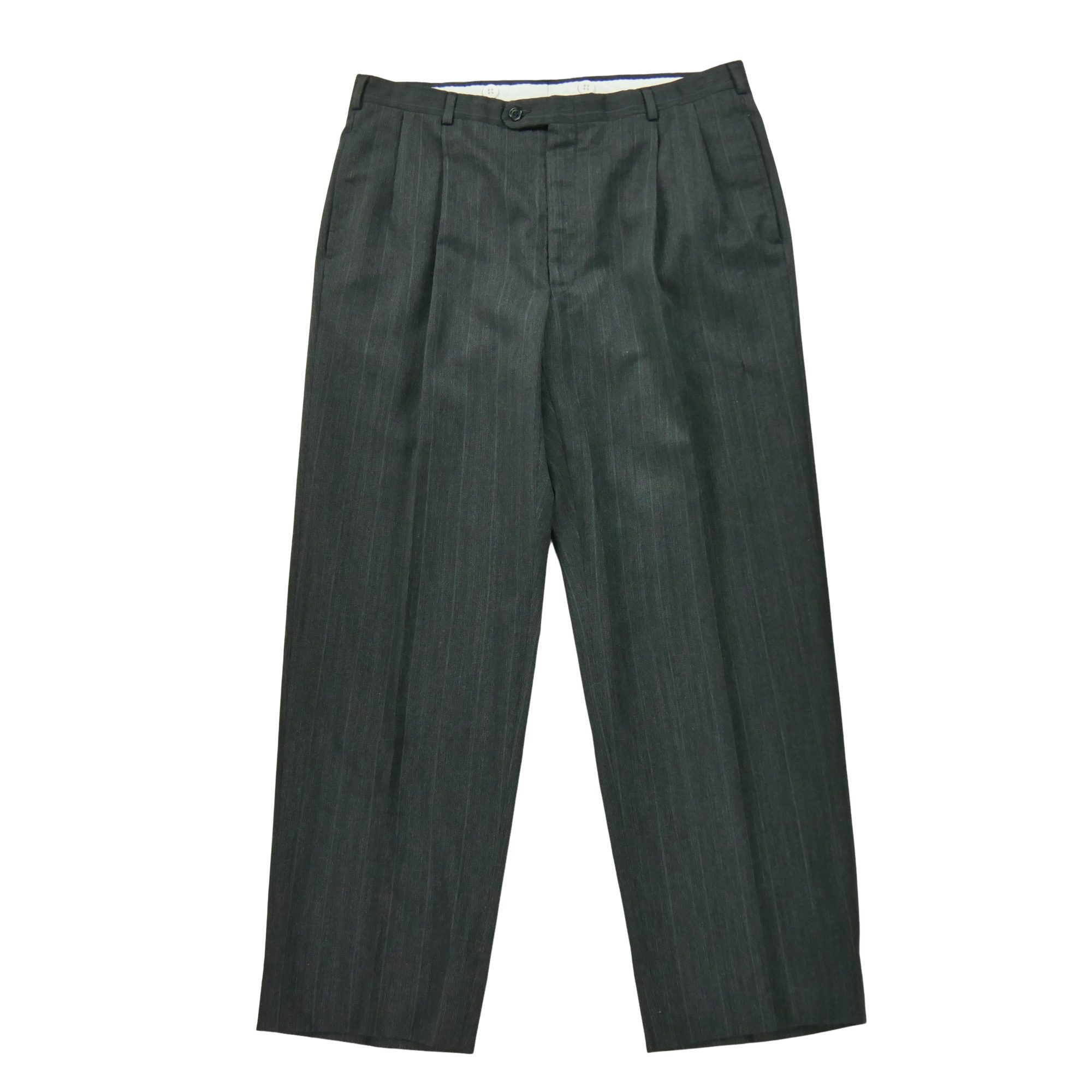 Pantalon Homme à double plis Noir 1