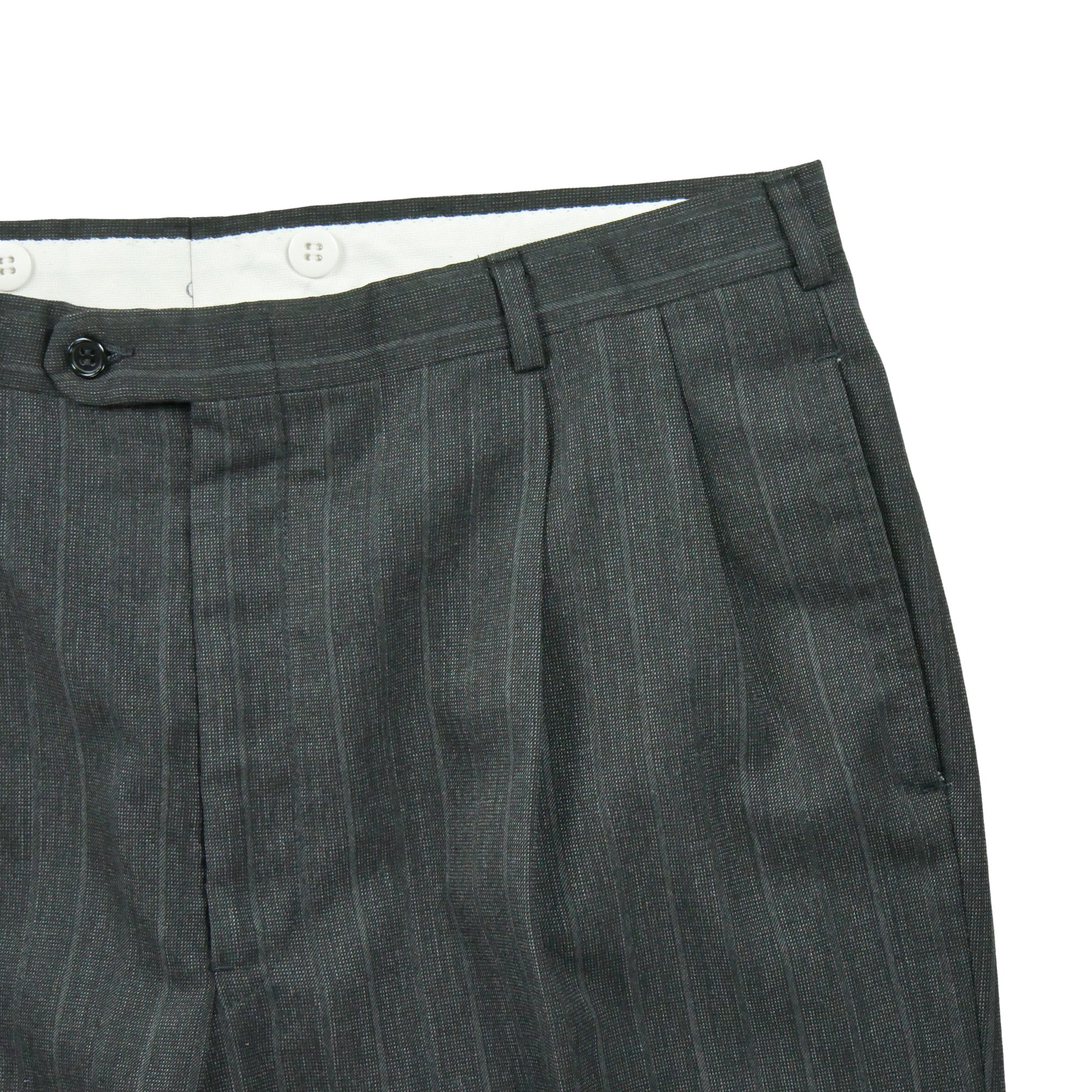 Pantalon Homme à double plis Noir 6