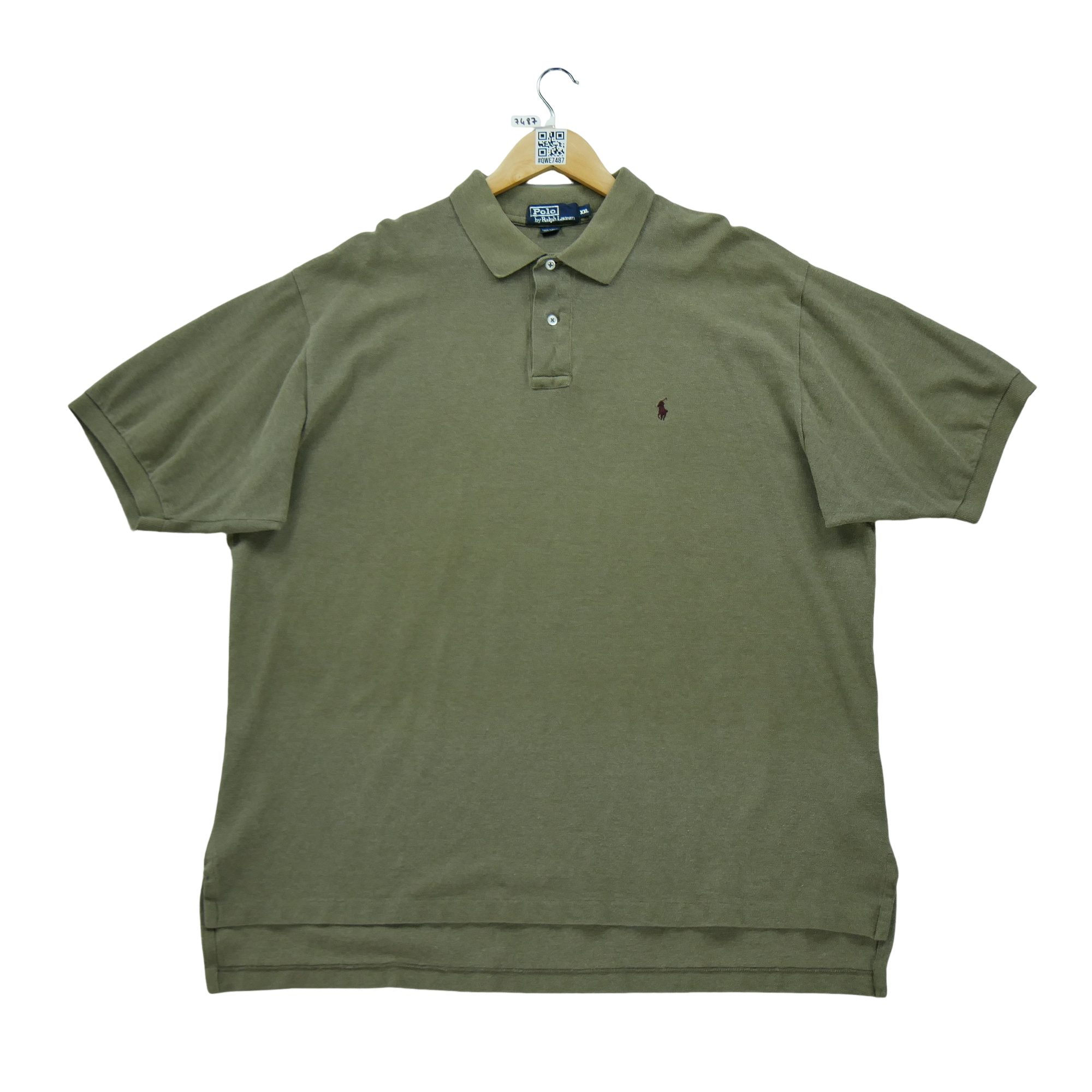 Polo manches courtes Homme  Kaki 2