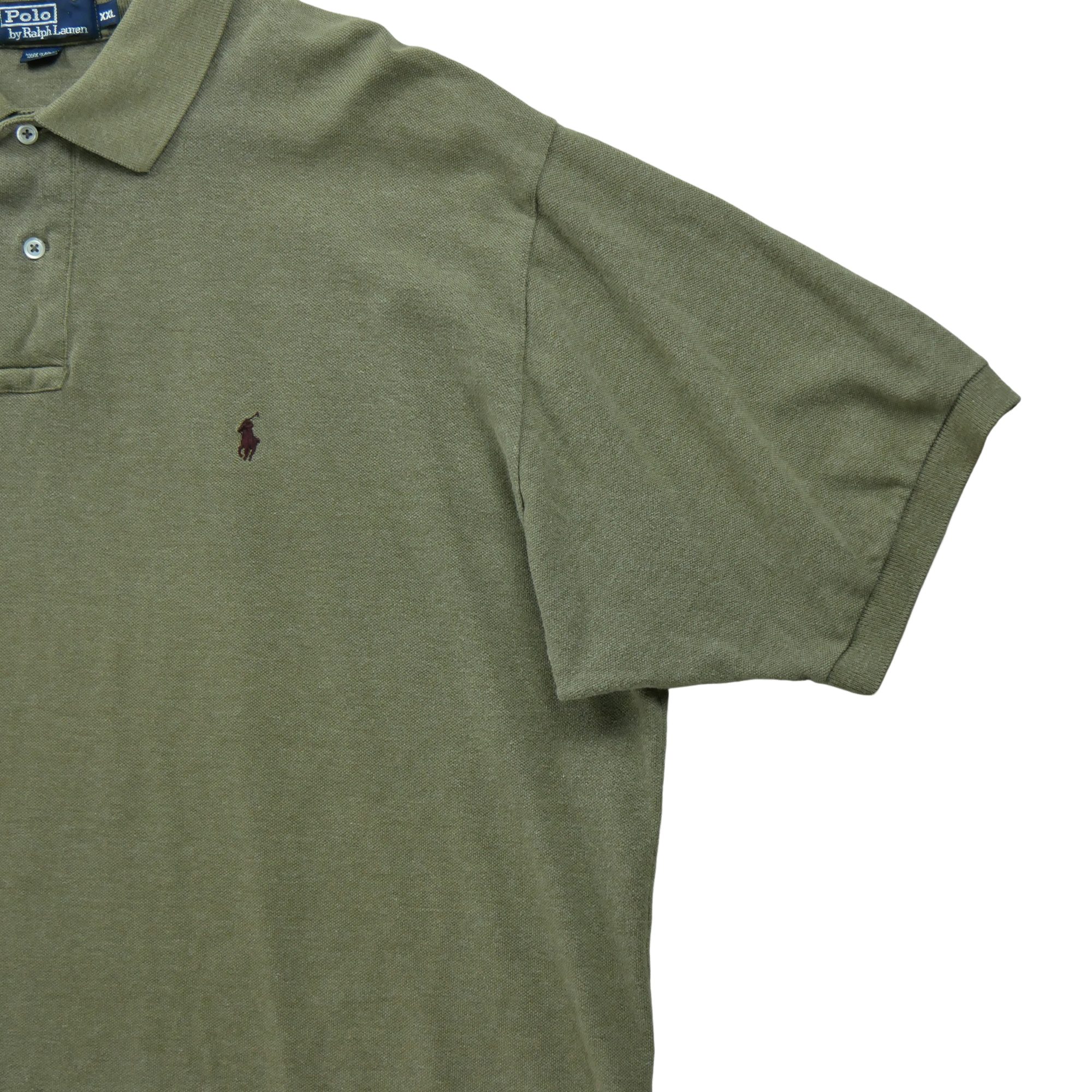 Polo manches courtes Homme  Kaki 4