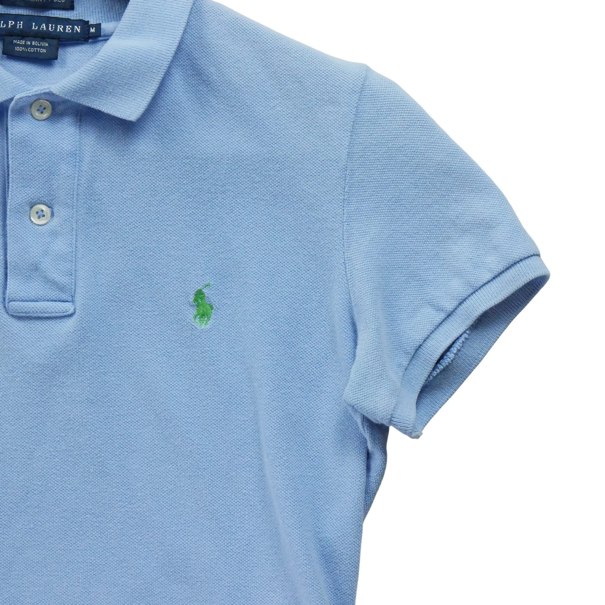Polo manches courtes Femme  Bleu clair 3
