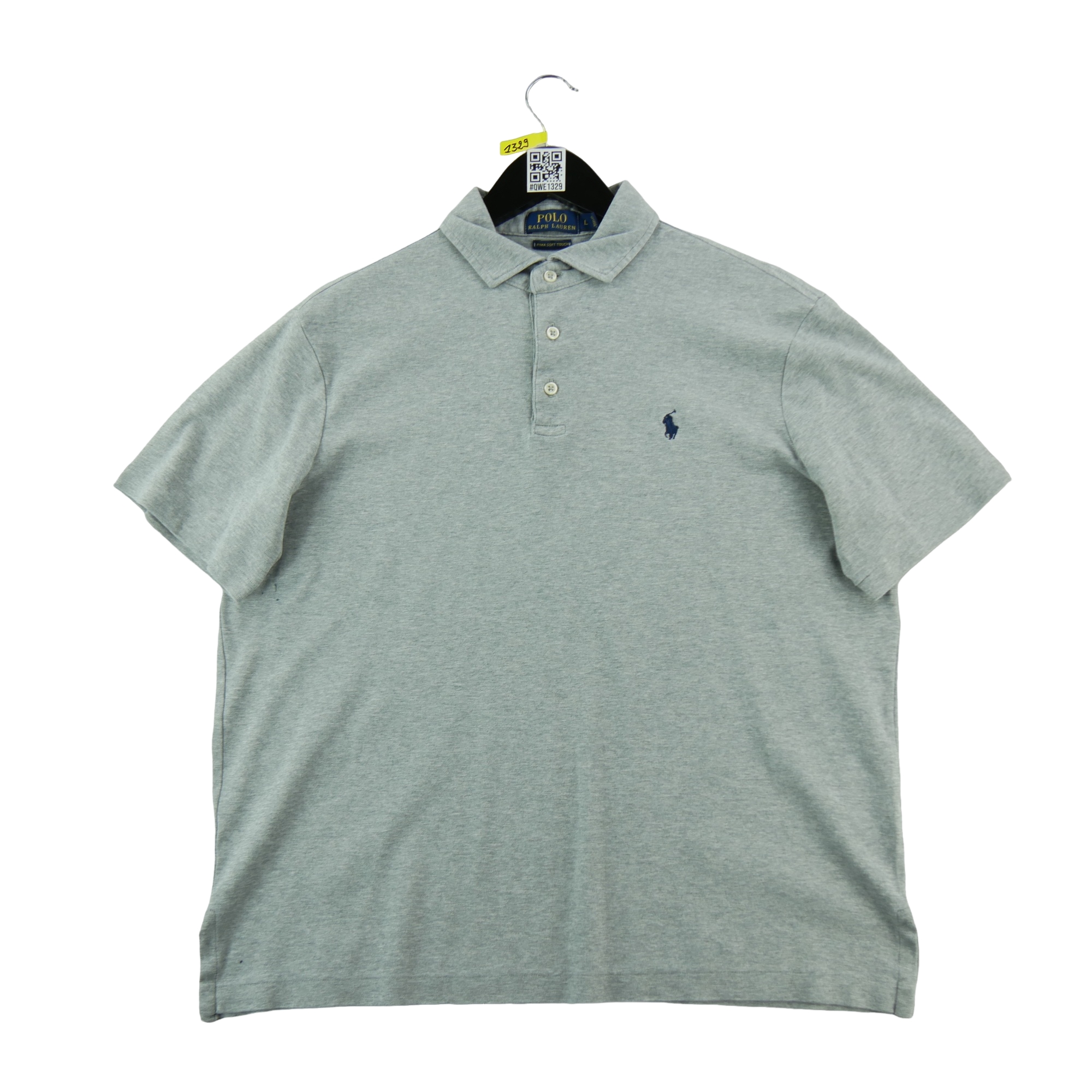 Polo manches courtes Homme  Gris 2