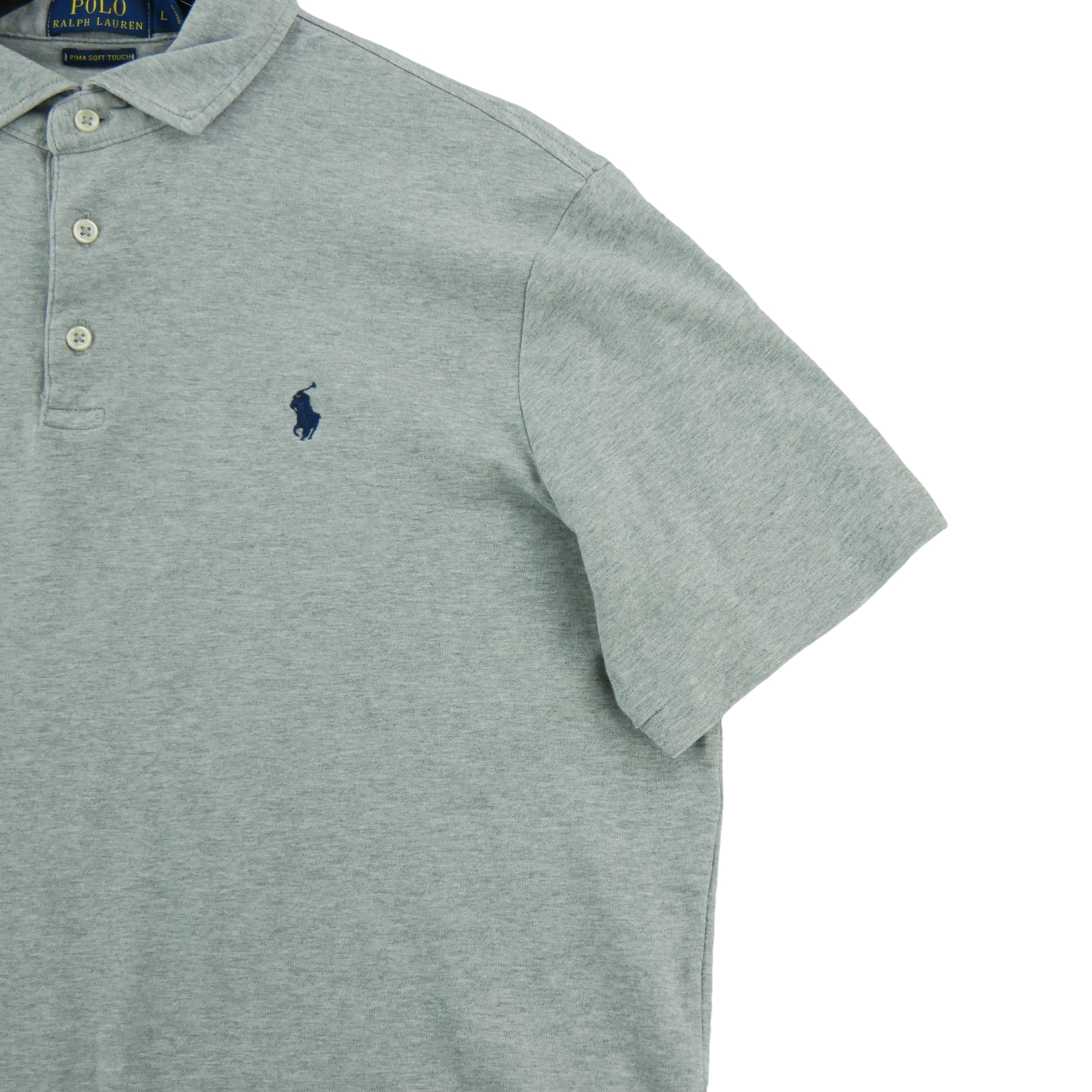 Polo manches courtes Homme  Gris 4