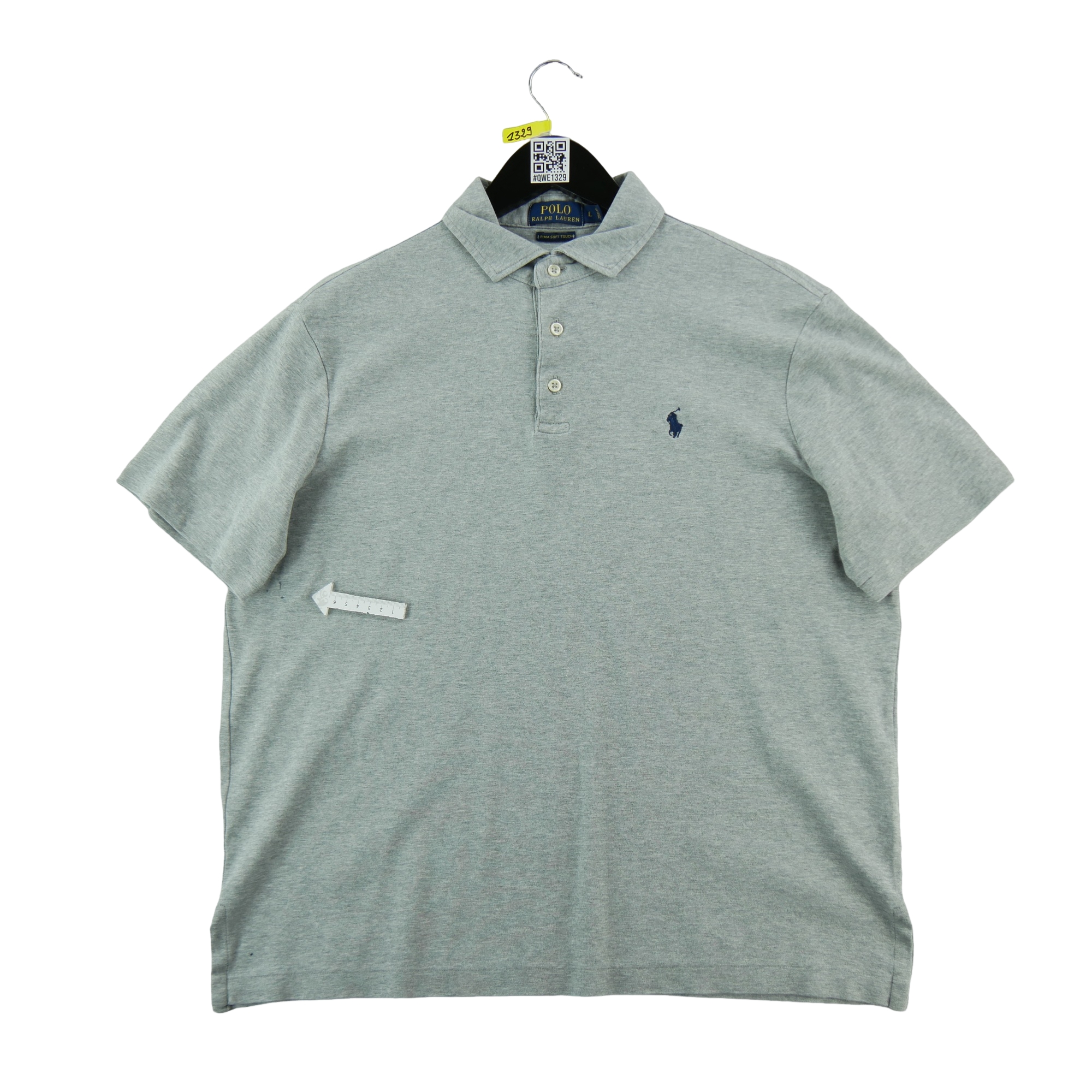 Polo manches courtes Homme  Gris 5