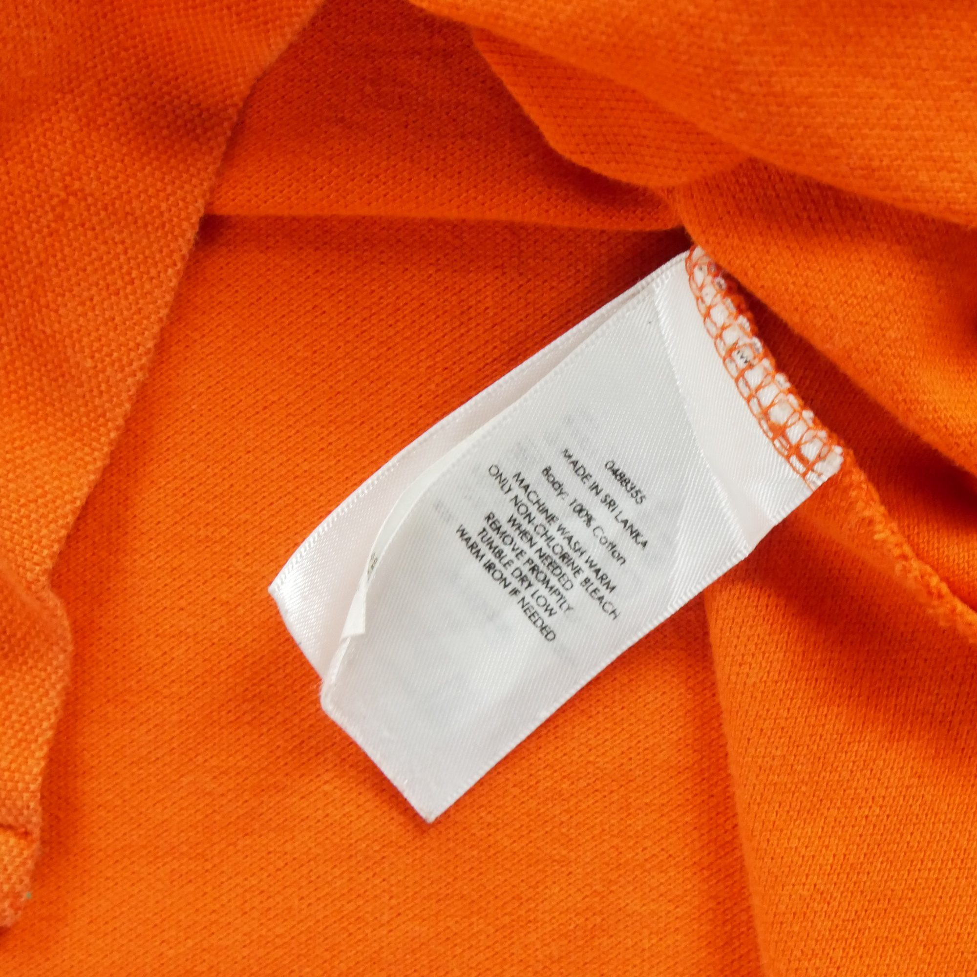 Polo manches courtes Homme  Orange 7