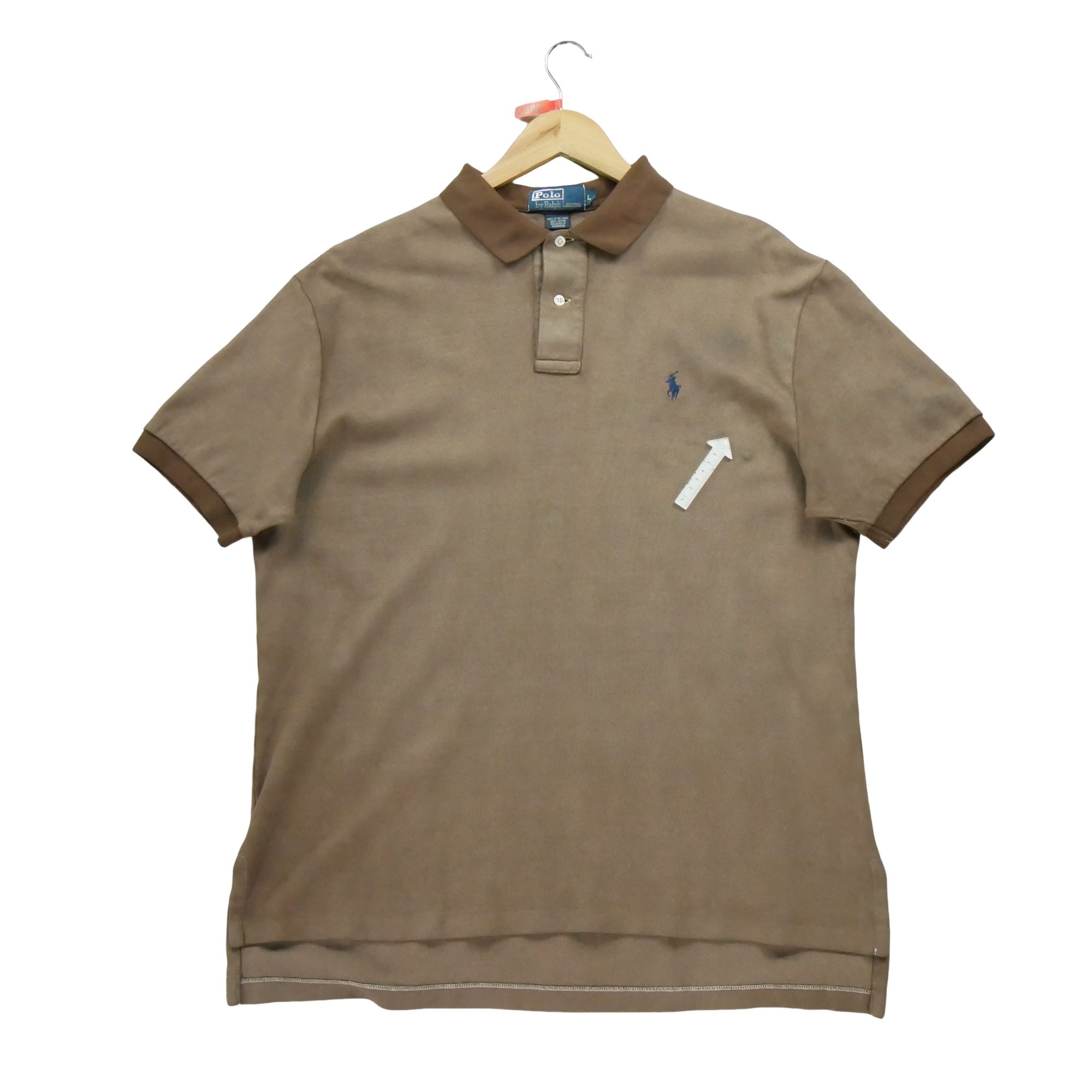 Polo manches courtes Homme  Marron 5