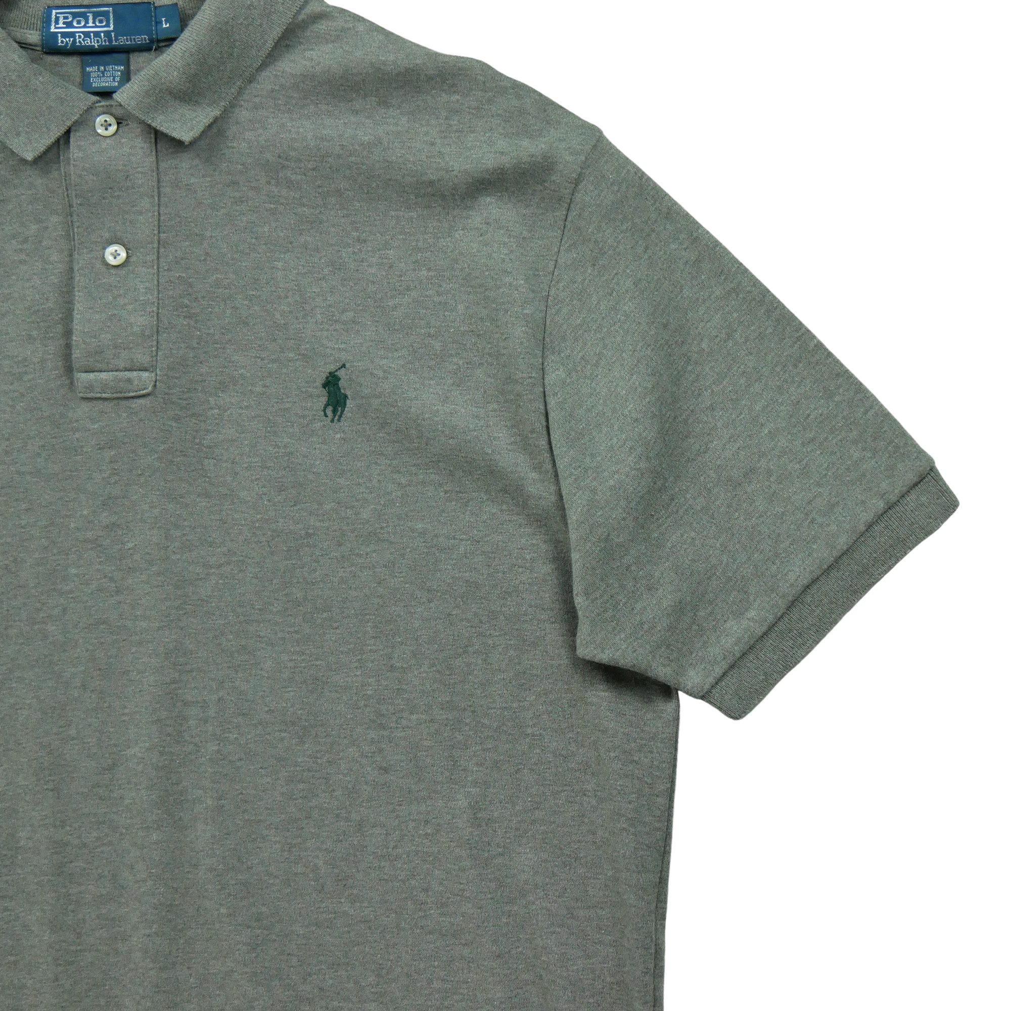 Polo manches courtes Homme  Gris 4
