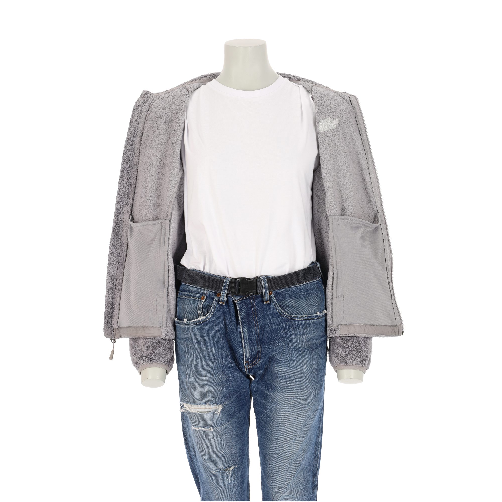 Veste polaire Femme  Osito TNF Gris 3