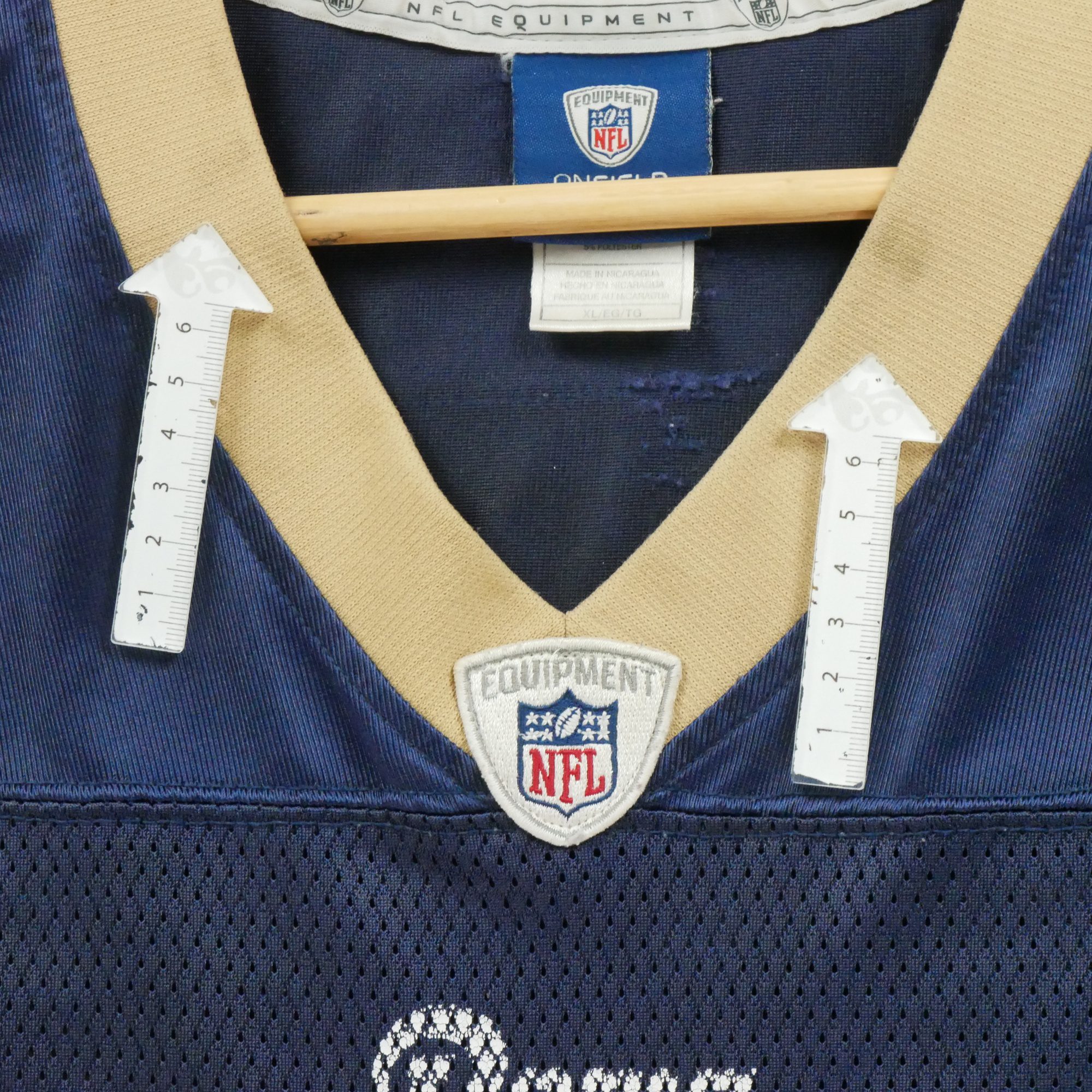 Maillot Homme NFL Los Angeles Rams Marine 7
