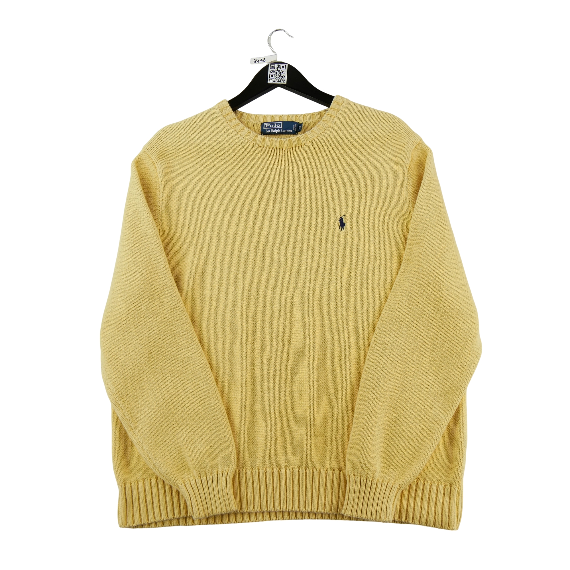 Pull Homme  Crew Neck Jaune 1