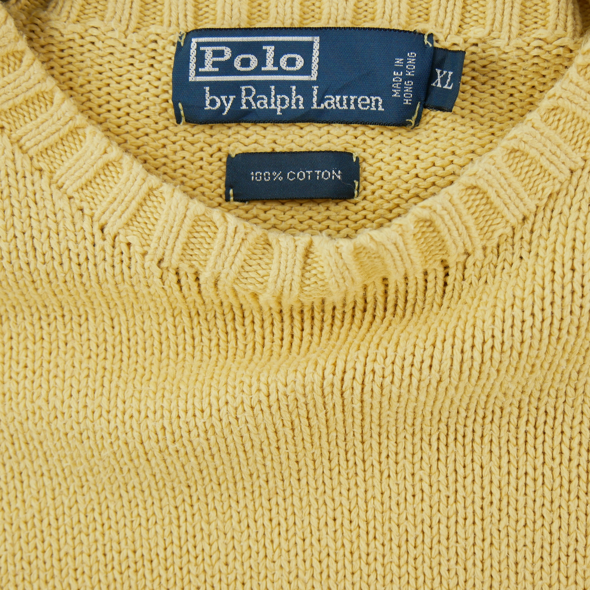 Pull Homme  Crew Neck Jaune 5