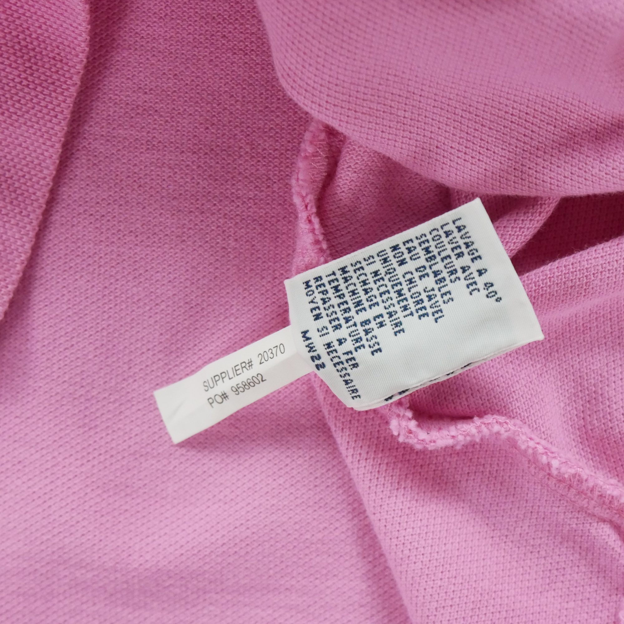 Polo manches courtes Homme  Rose 6