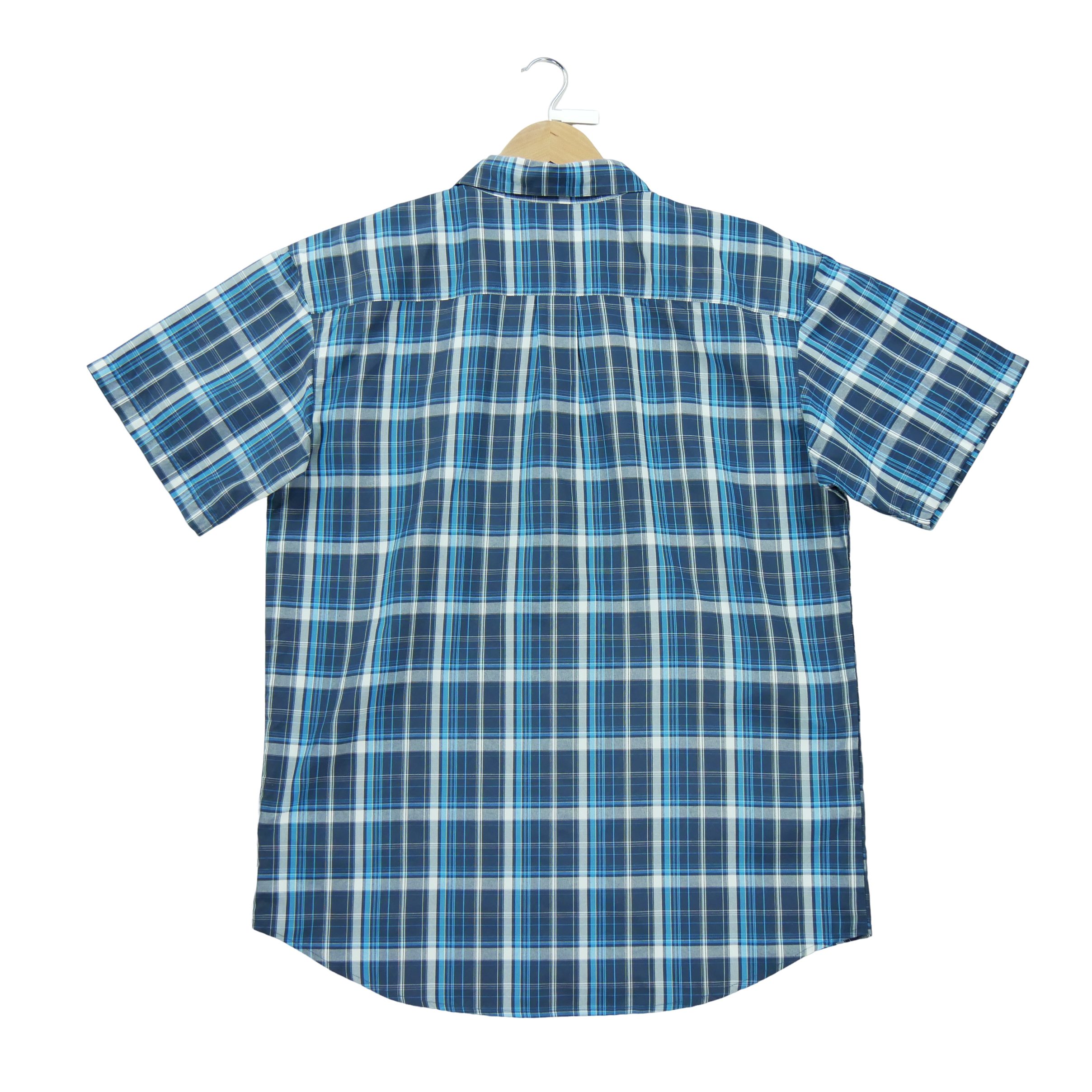Chemise détente Homme à carreaux Bleu 2