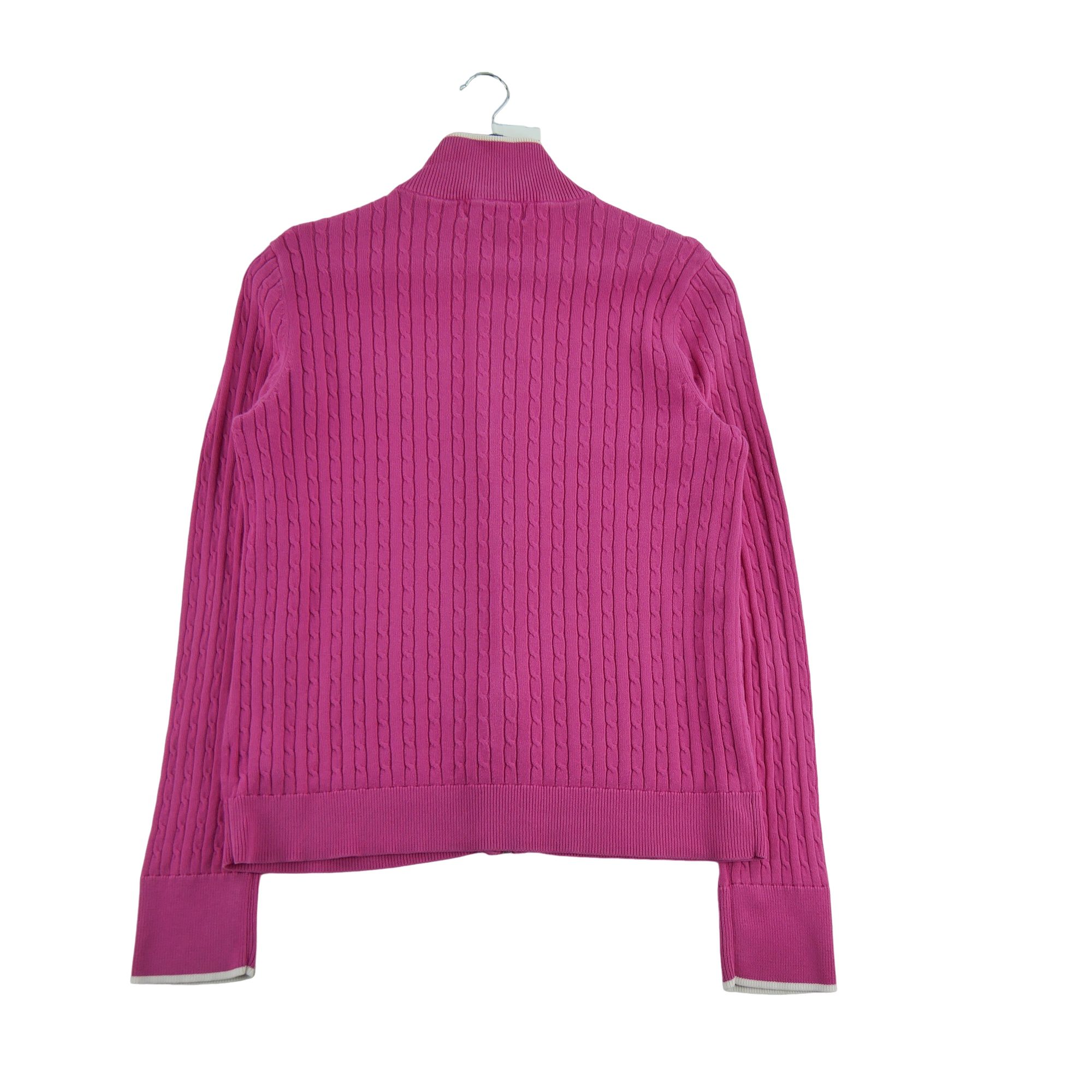 Pull Femme  full zip Rose 2