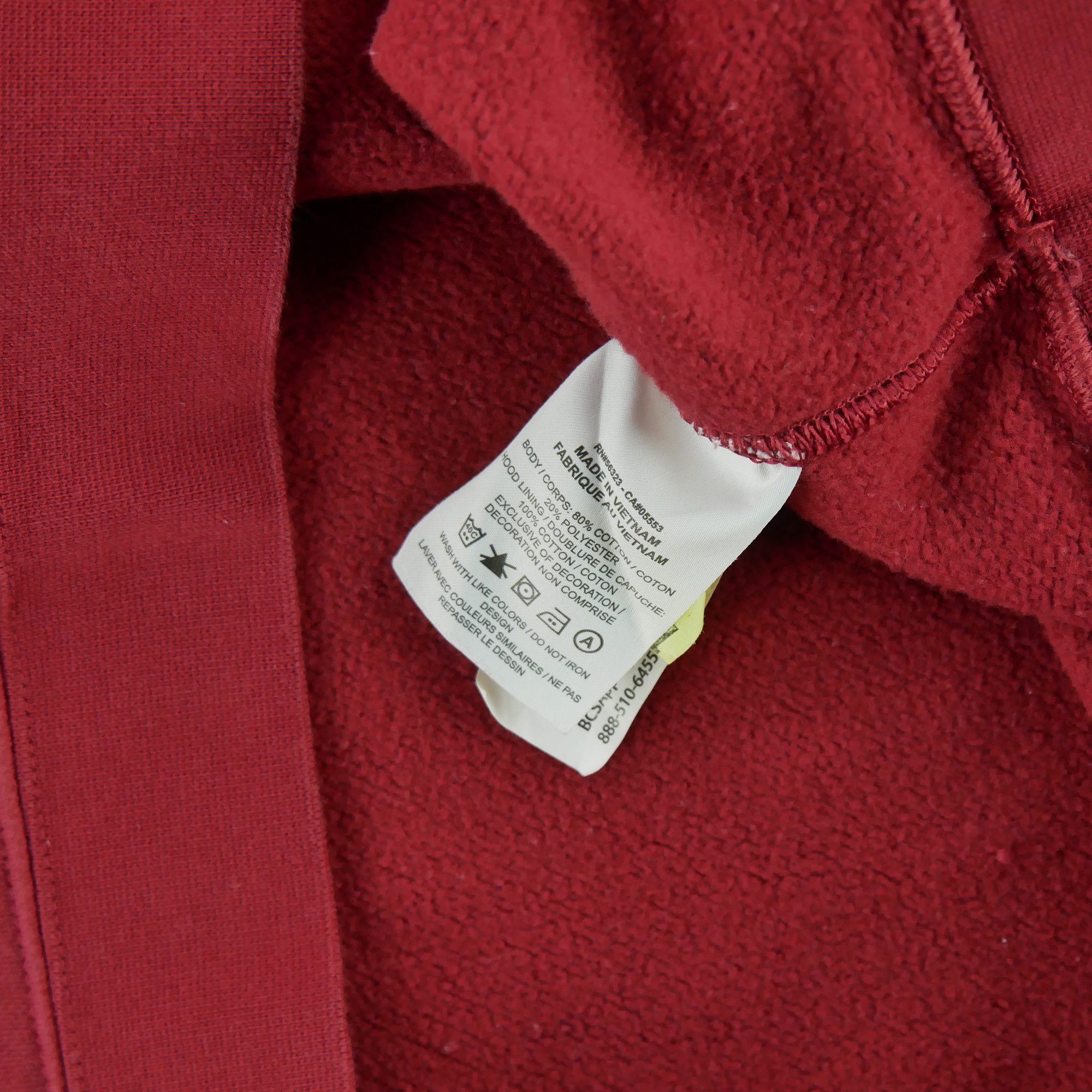 Sweat à capuche Homme NCAA Iowa Rouge 6