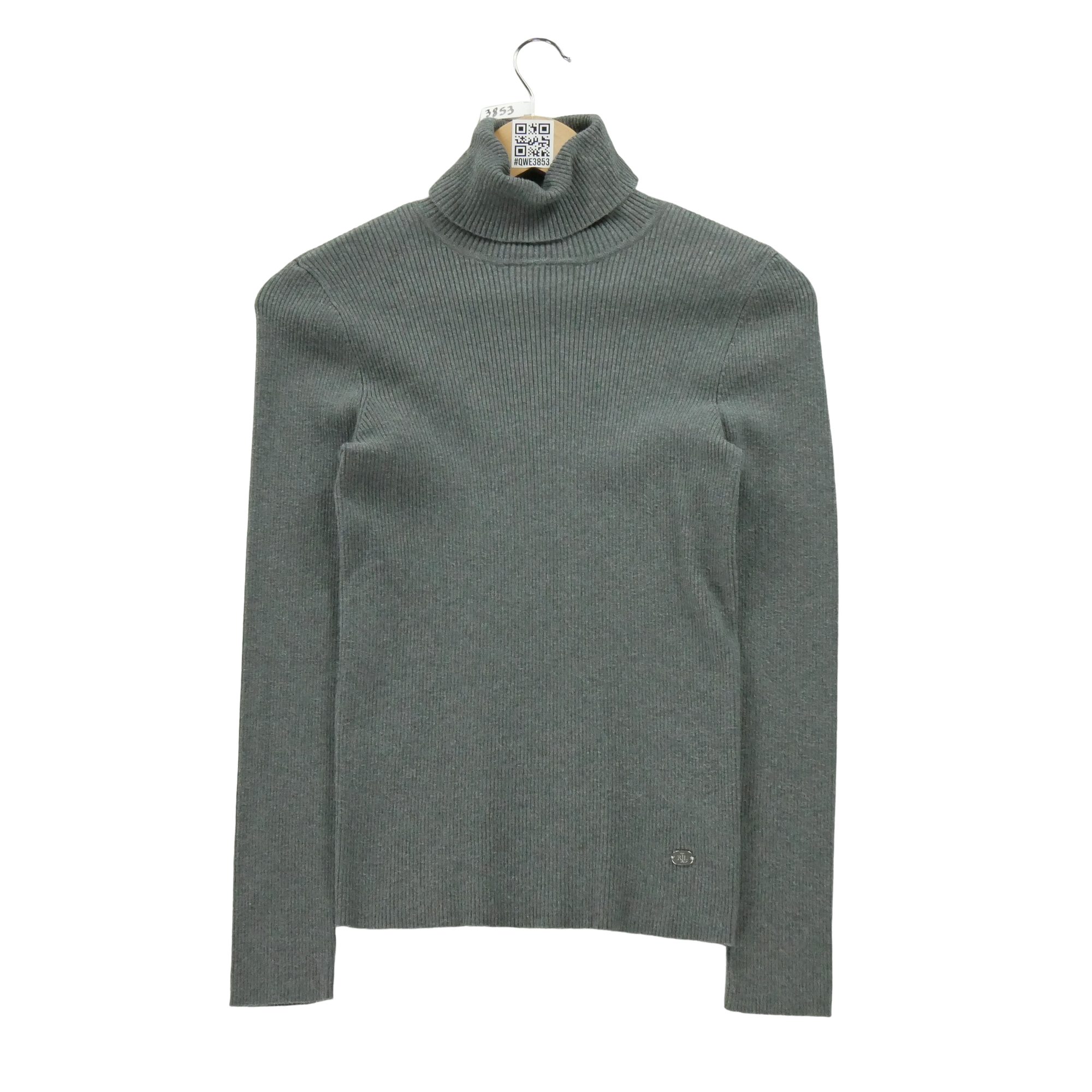 Pull Femme  col roulé Gris 1