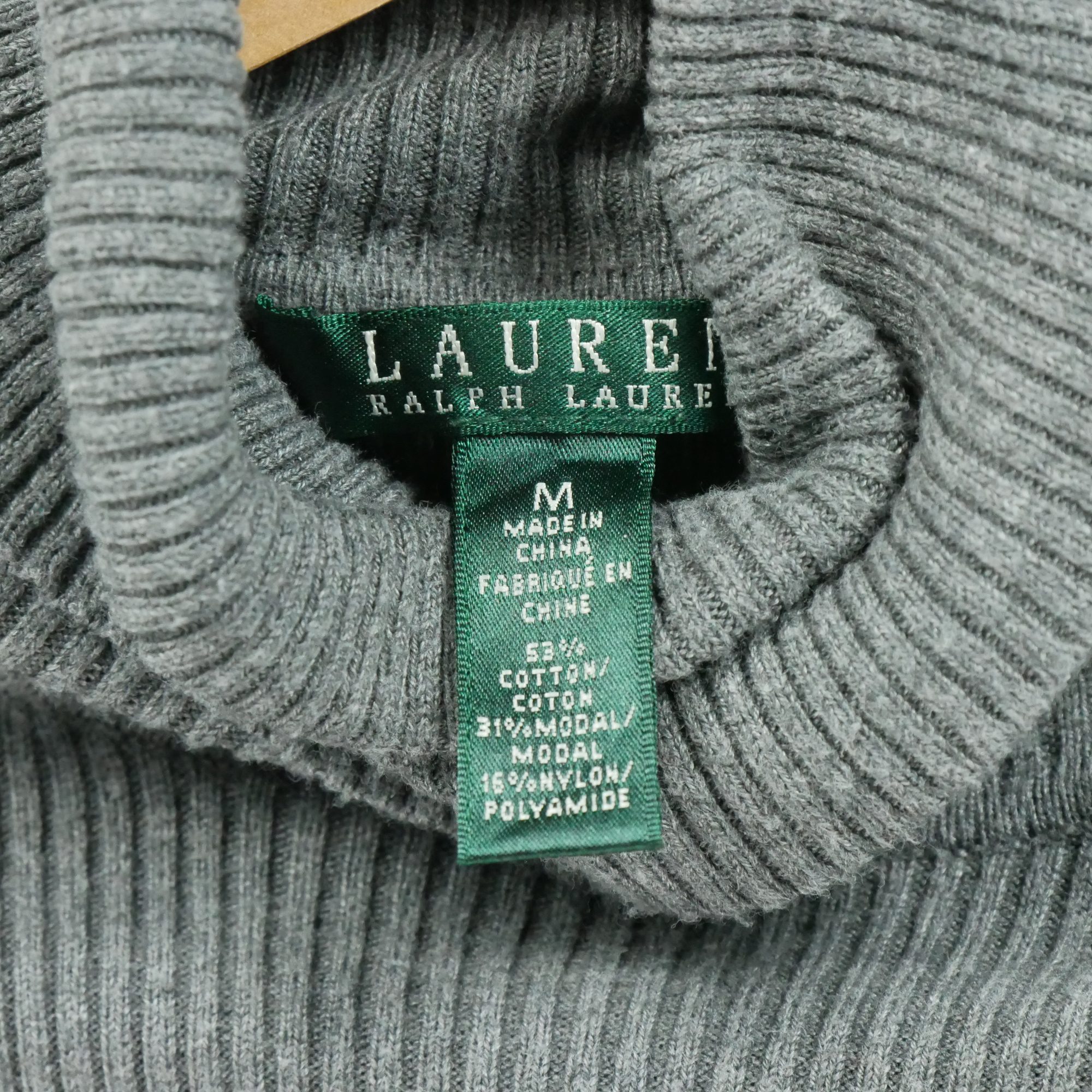 Pull Femme  col roulé Gris 4