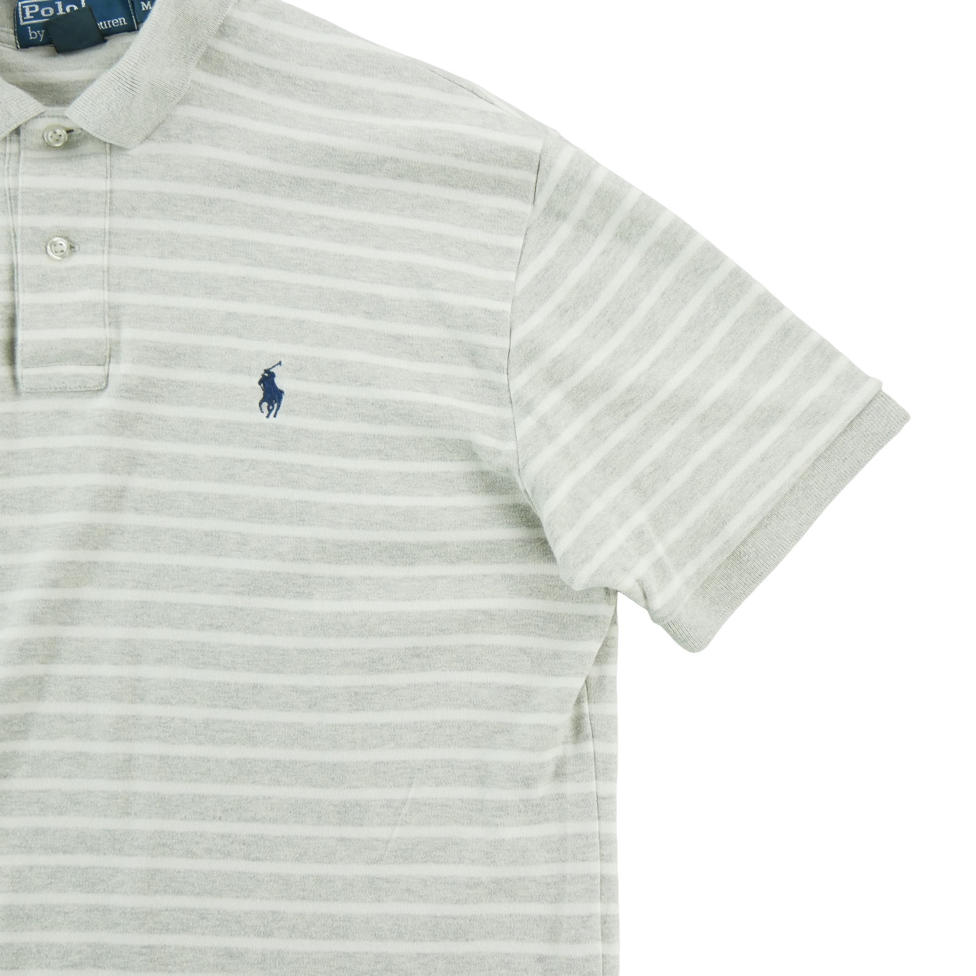 Polo manches courtes Homme  Gris 4