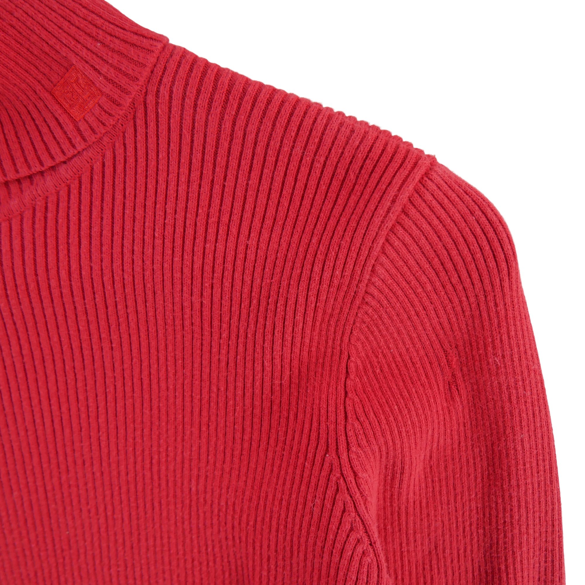 Pull Femme  col roulé Rouge 3