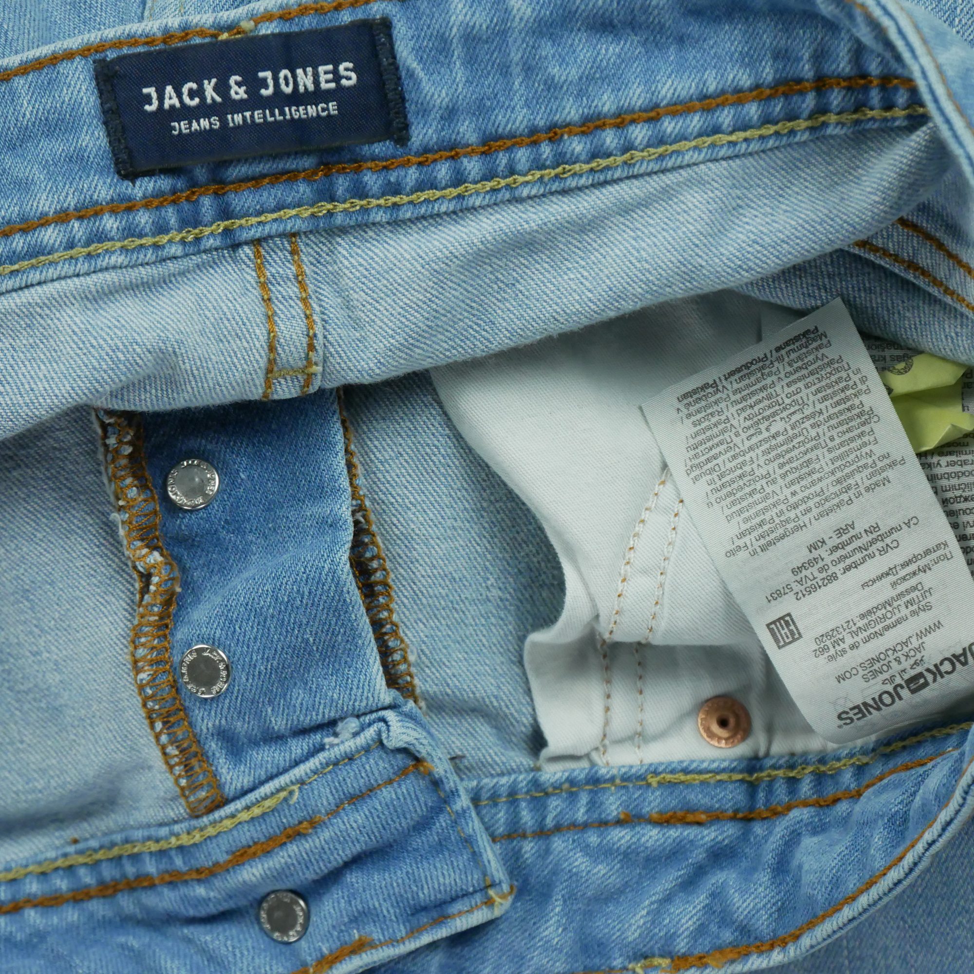 Jean Homme Slim Fit Bleu clair 7