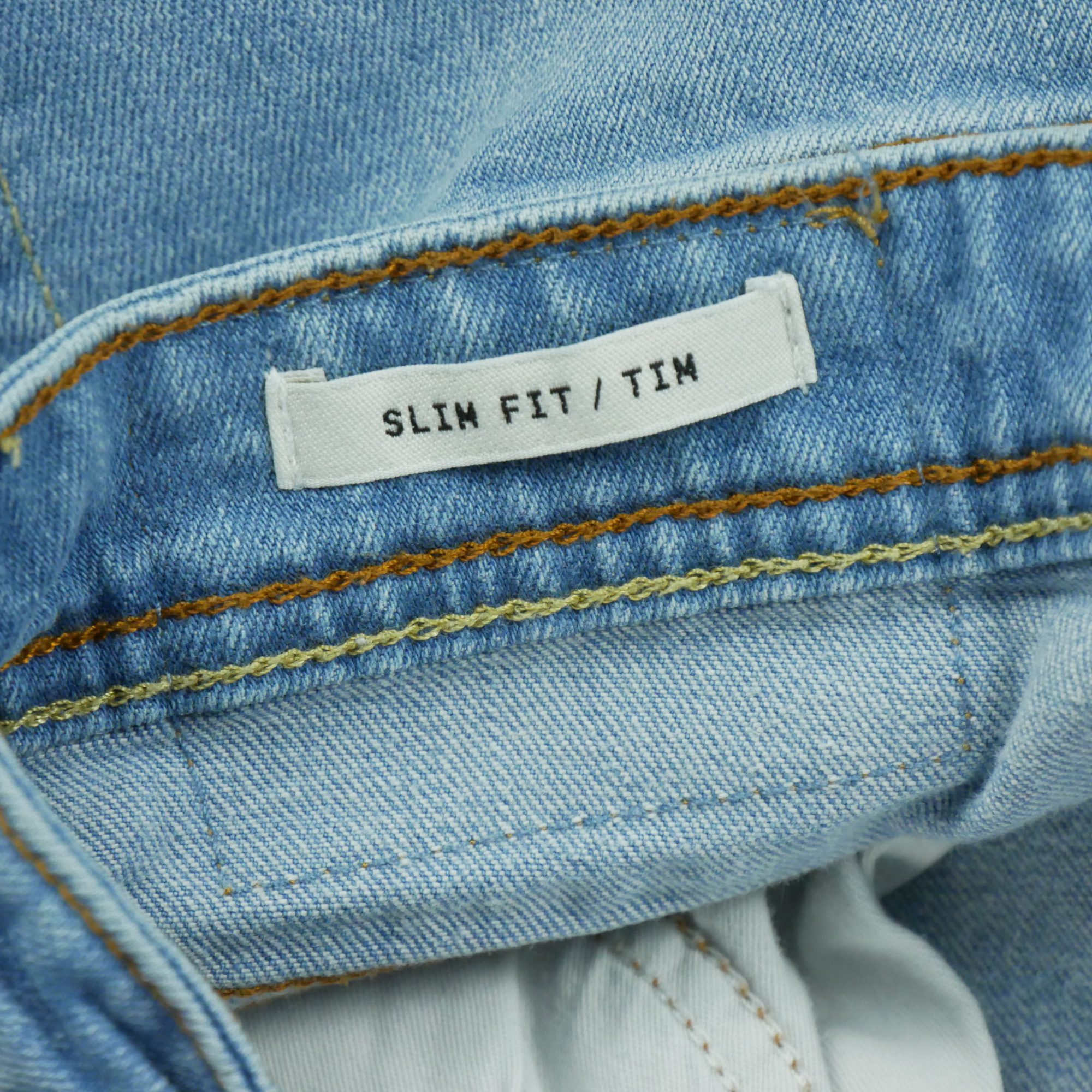 Jean Homme Slim Fit Bleu clair 8