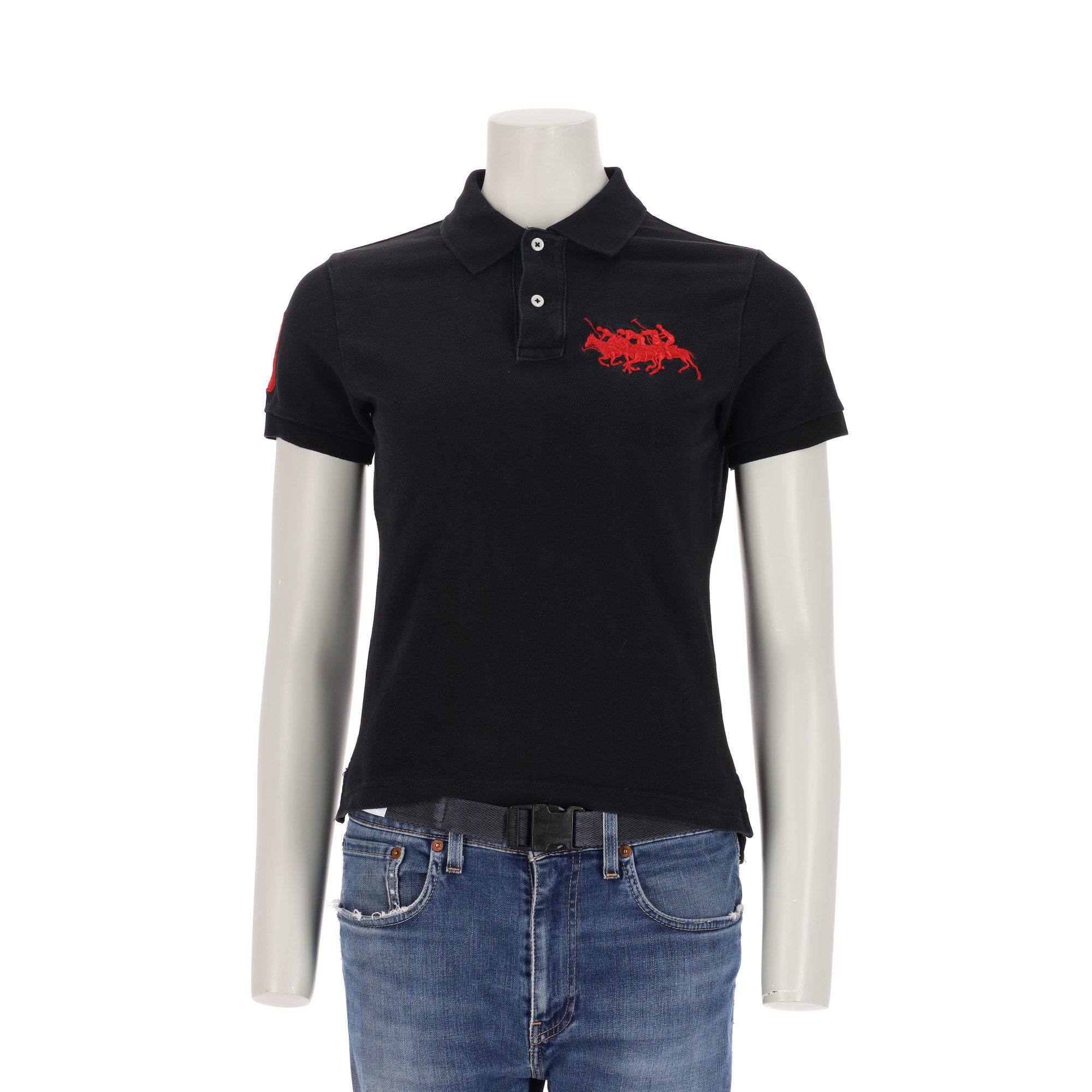 Polo manches courtes Femme  Noir 1