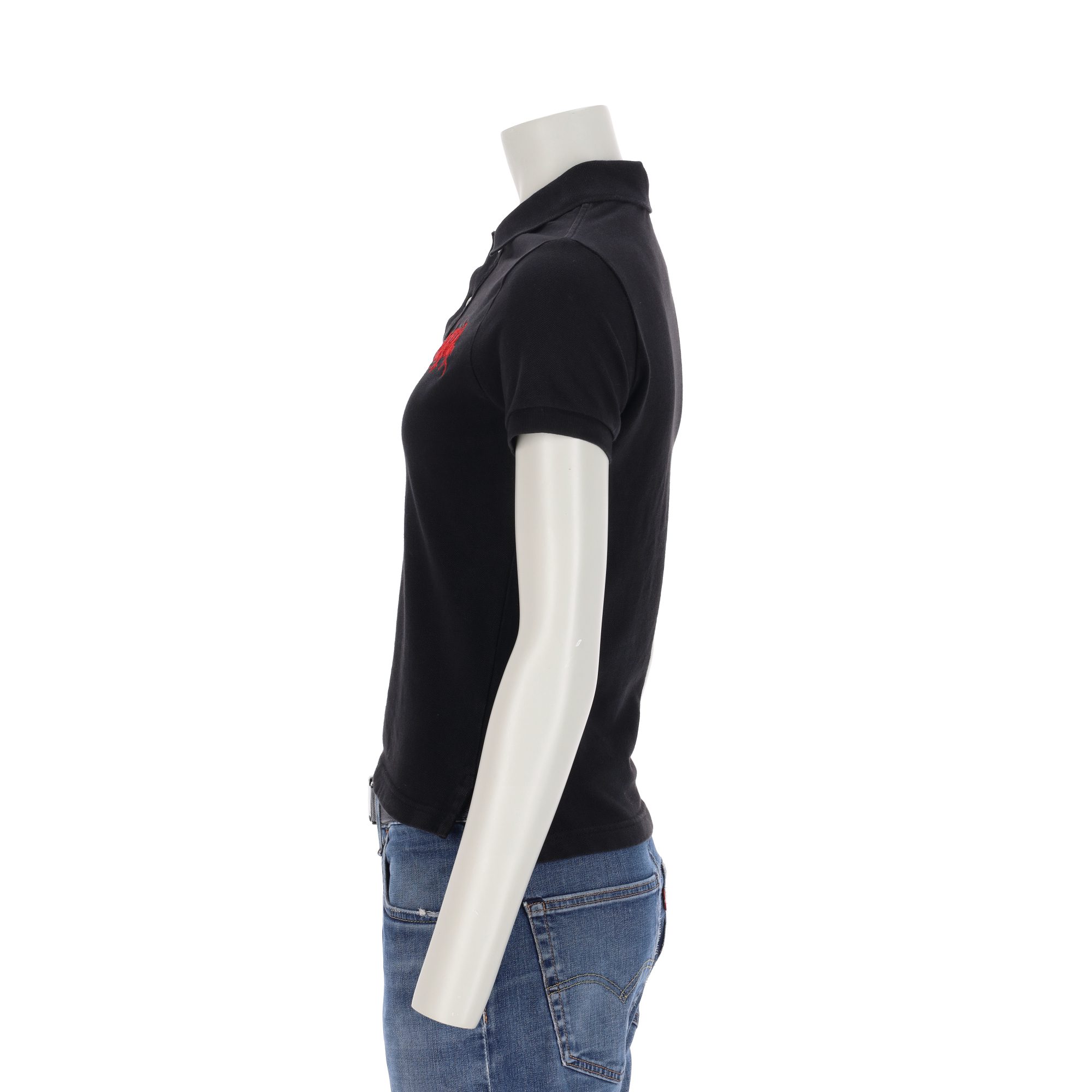 Polo manches courtes Femme  Noir 3