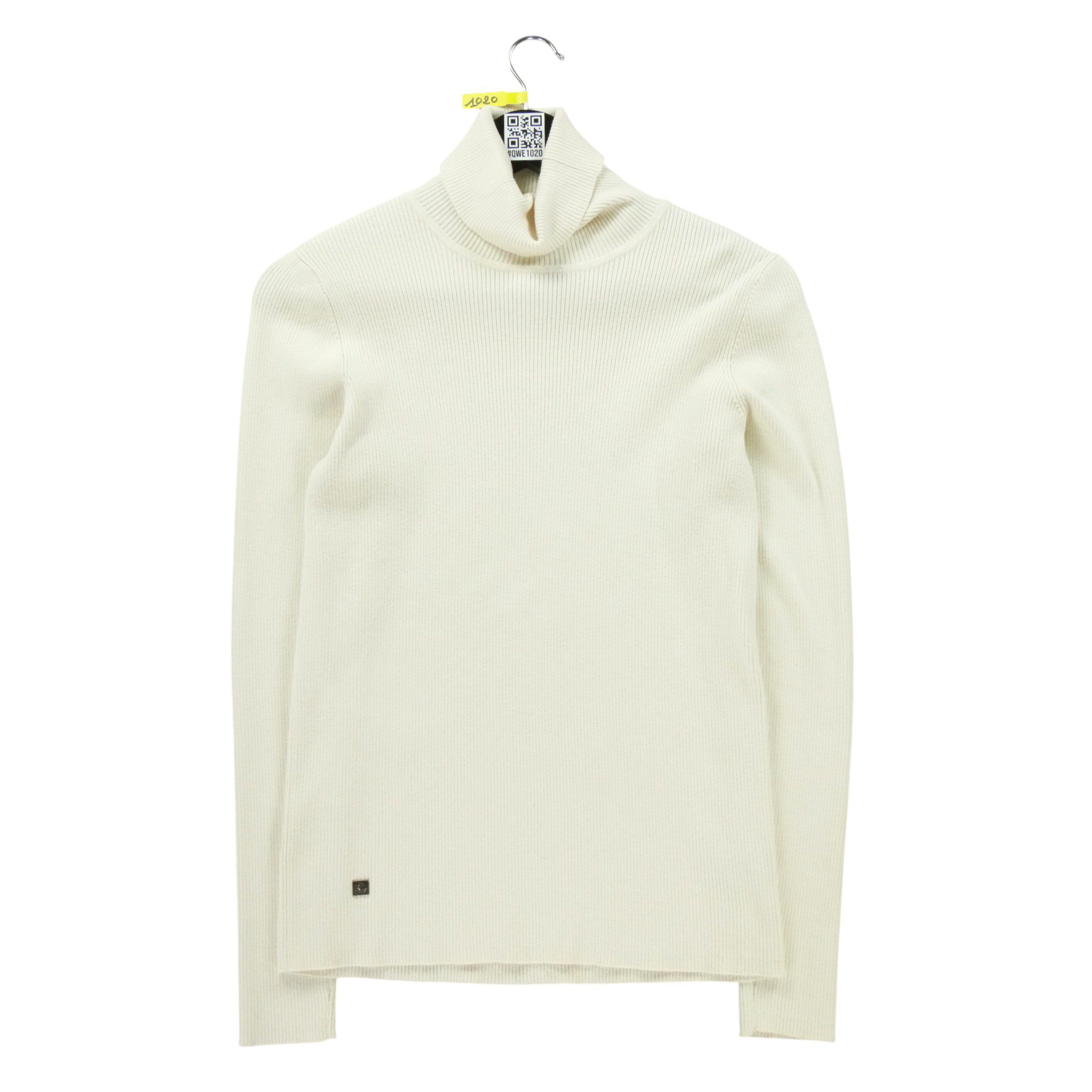 Pull Femme  col roulé Blanc 1